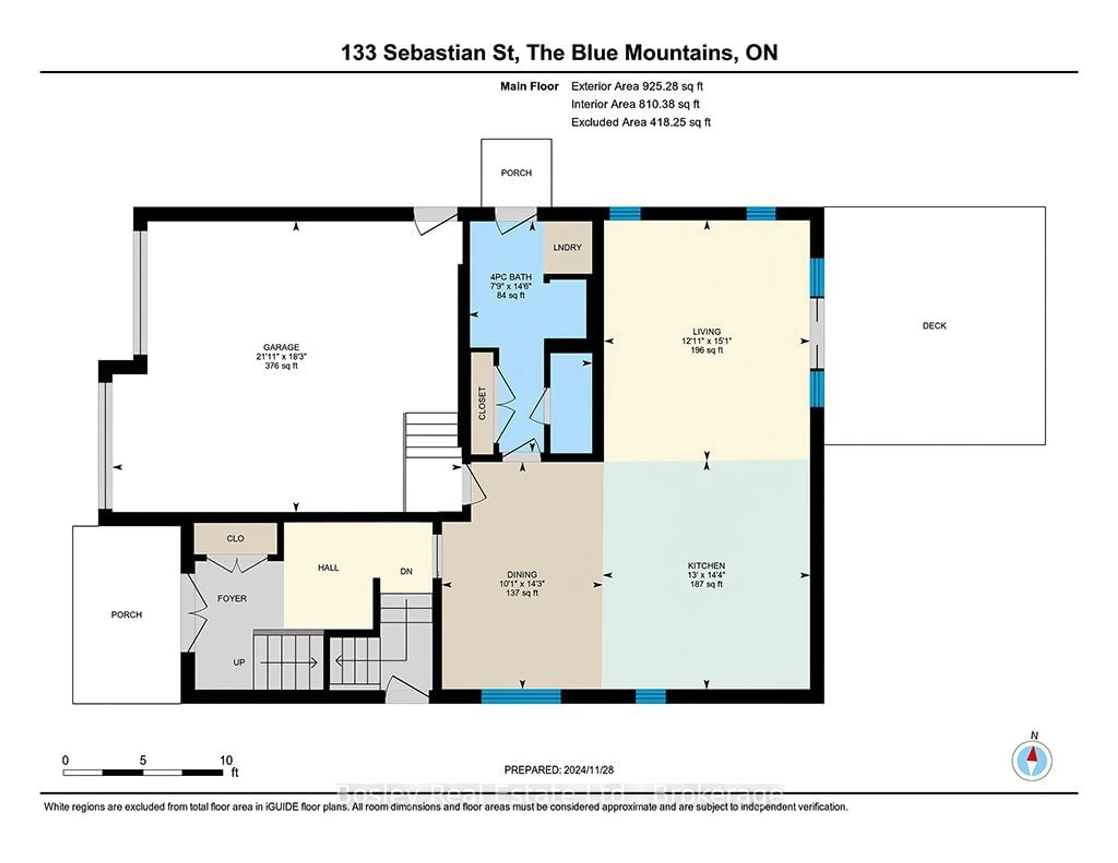 Floor plan for 133 Sebastien St, Blue Mountains Ontario N0H 1J0