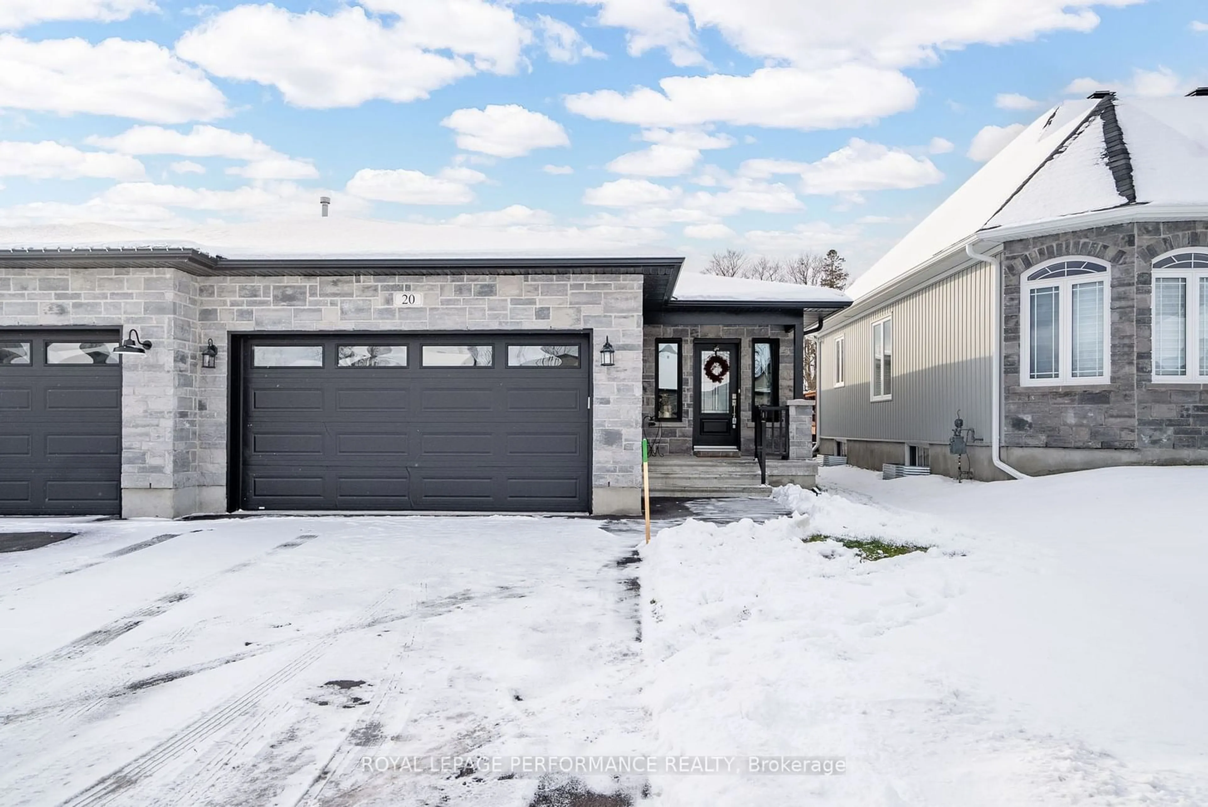 Frontside or backside of a home, the street view for 20 Clover Lane, South Stormont Ontario K0C 1P0