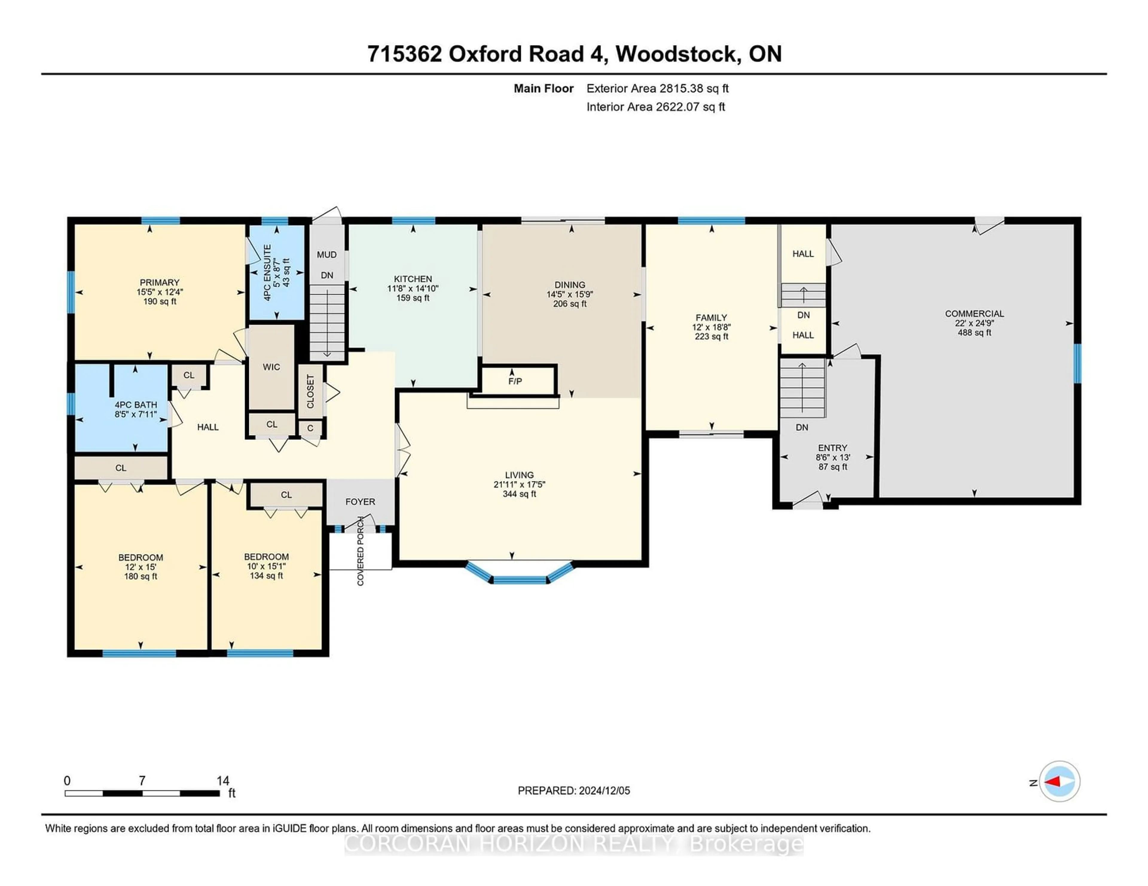 Floor plan for 715362 Oxford 4 Rd, Woodstock Ontario N4S 7V9