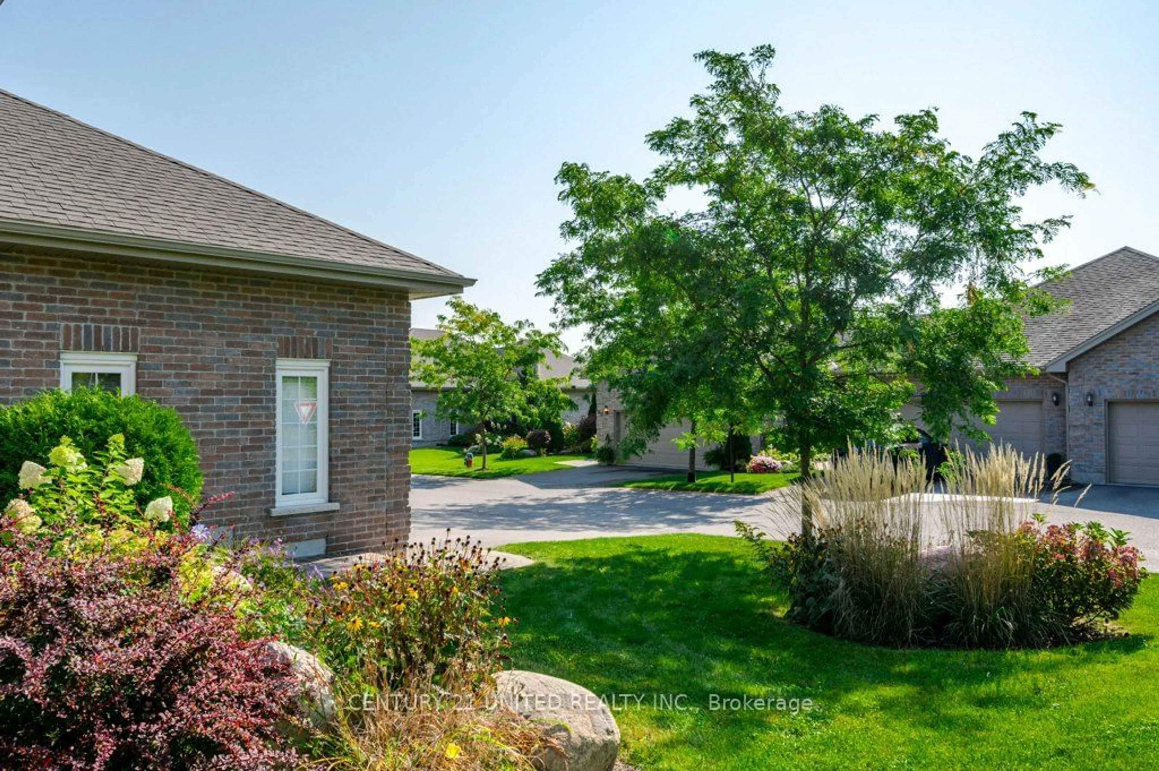 Patio, the fenced backyard for 301 Carnegie Ave #140, Peterborough Ontario K9L 0E9