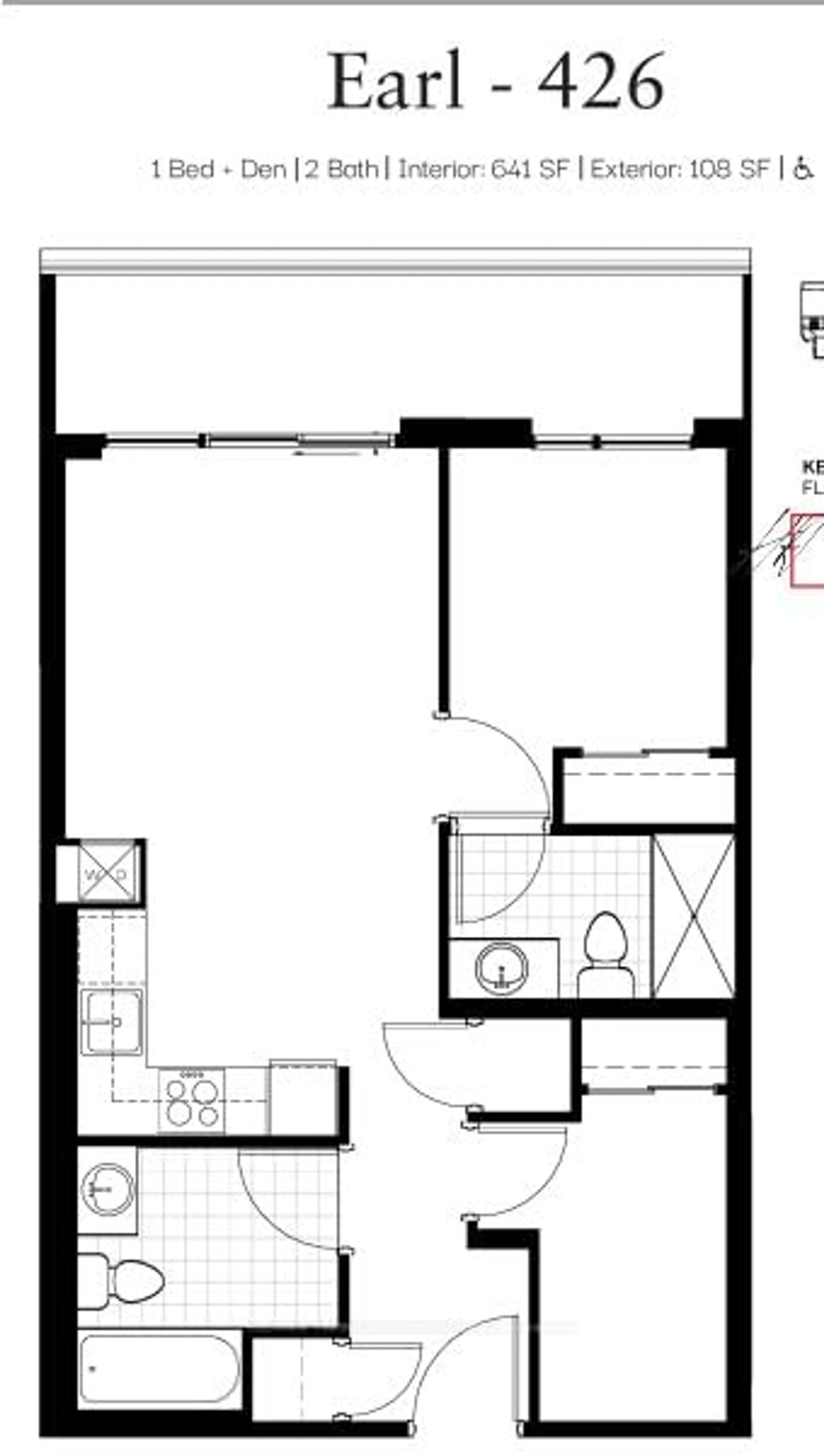 Floor plan for 401 Shellard Lane #426, Brantford Ontario N3T 5L5