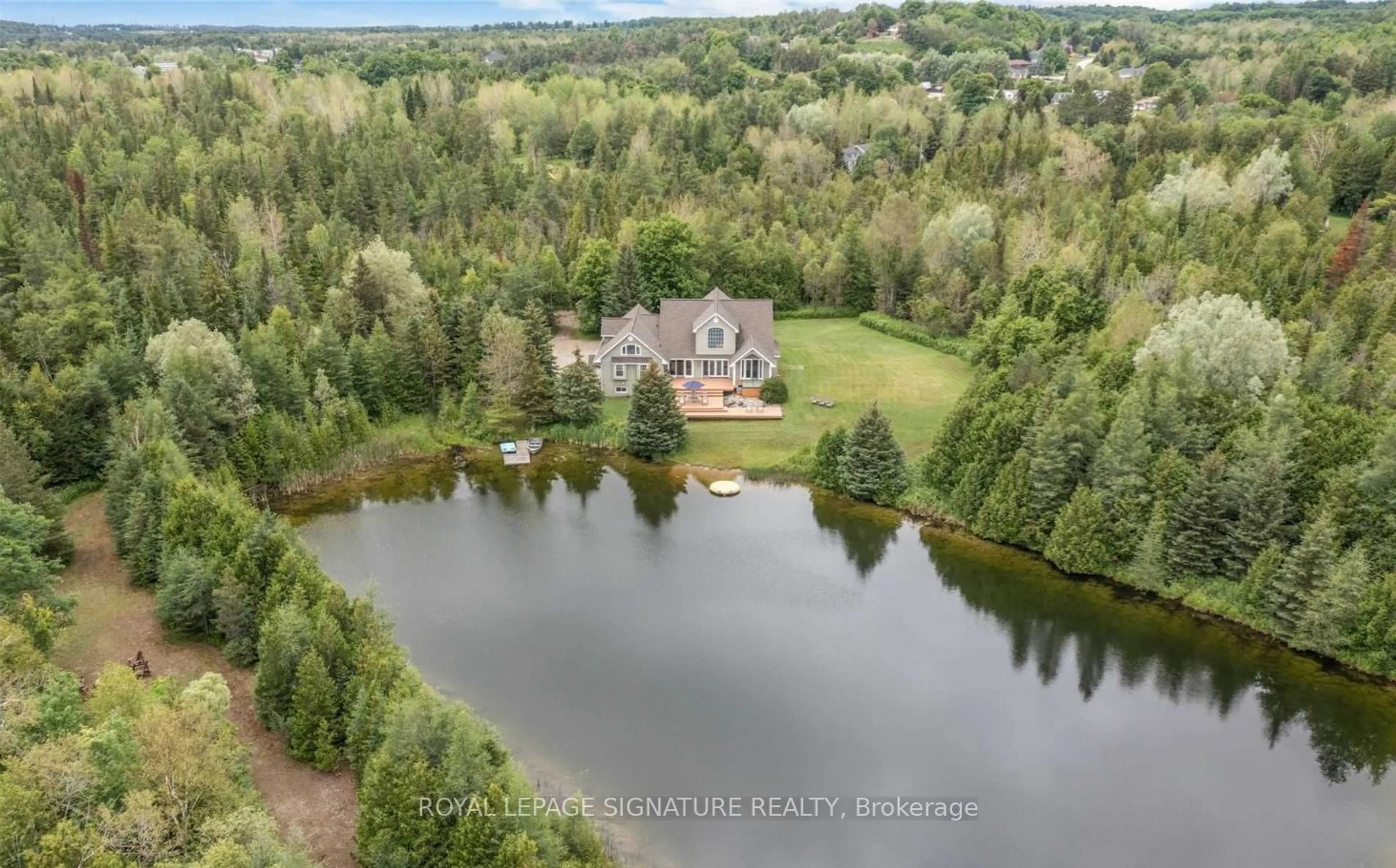 A pic from outside/outdoor area/front of a property/back of a property/a pic from drone, water/lake/river/ocean view for 5359 Eighth Line, Erin Ontario N0B 1T0