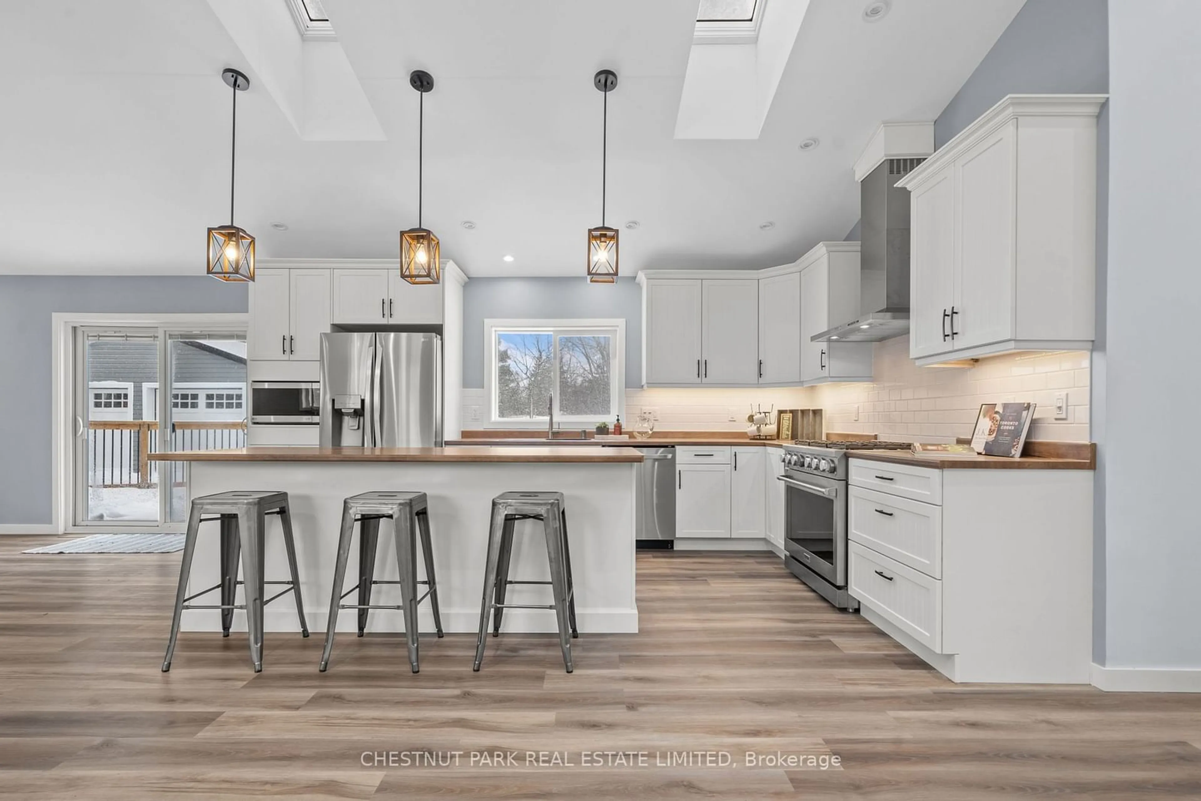 Open concept kitchen for 84 County Road 1, Prince Edward County Ontario K0K 2T0