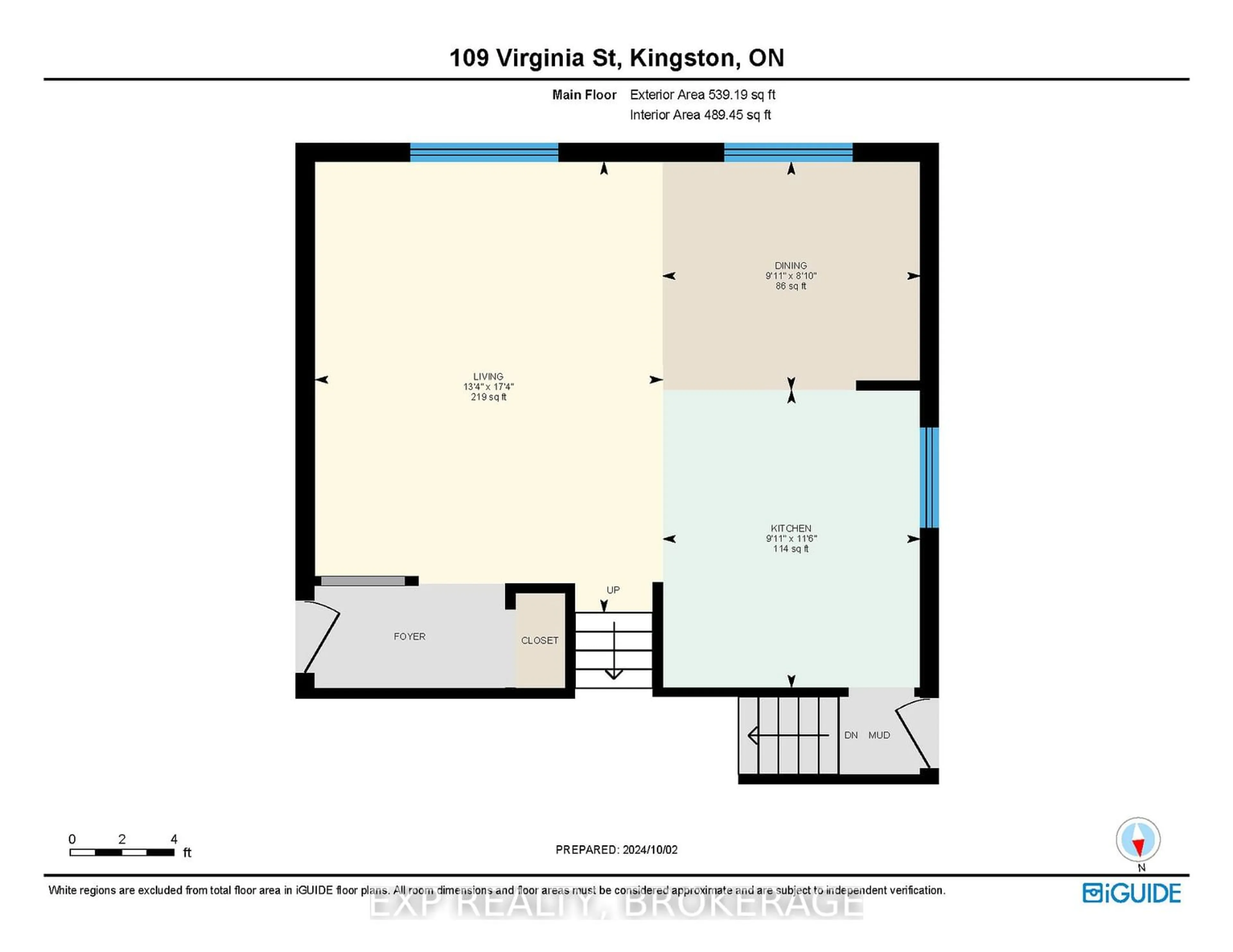 Floor plan for 109 VIRGINIA St, Kingston Ontario K7K 5Y3