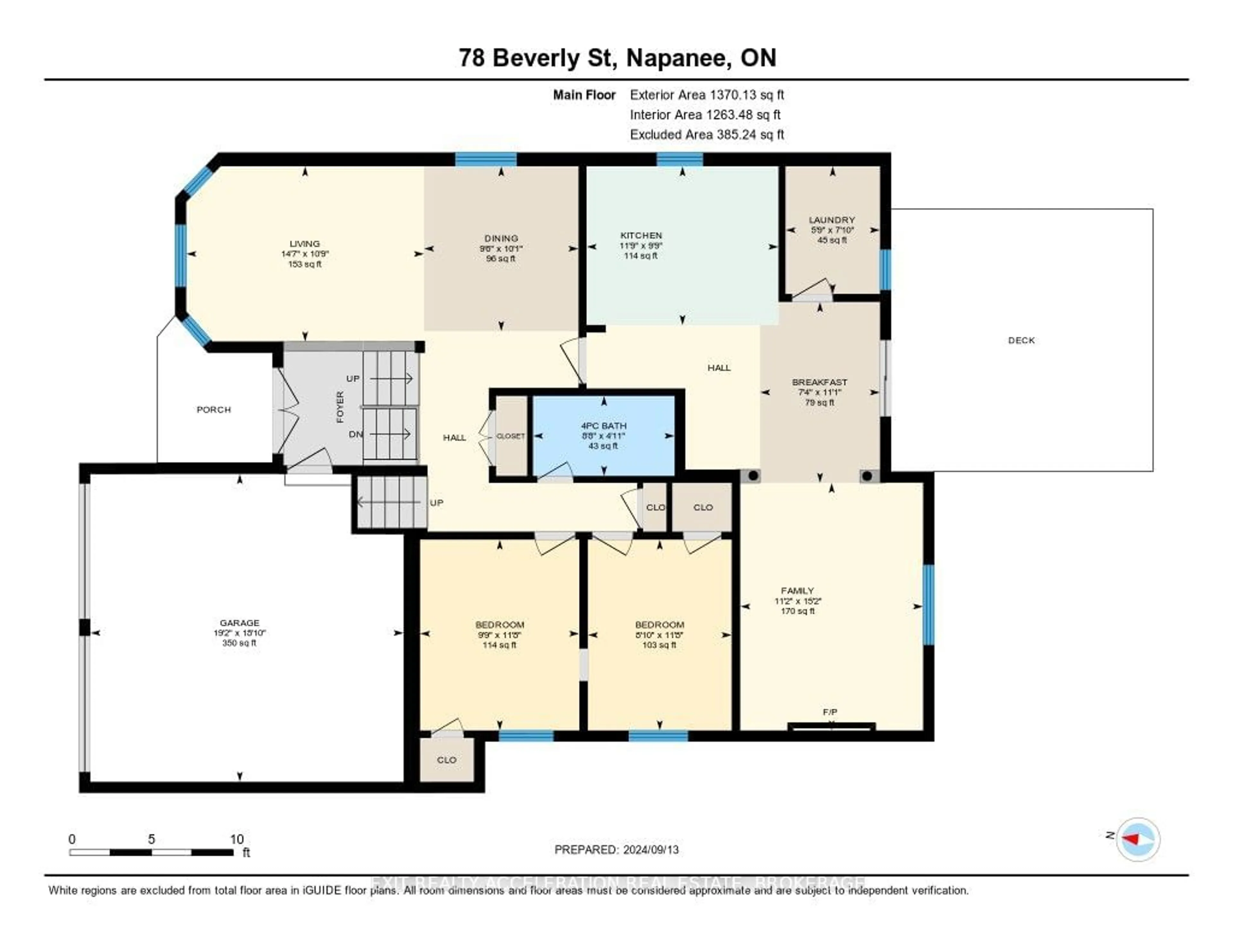 Floor plan for 78 BEVERLY St, Greater Napanee Ontario K7R 3W5