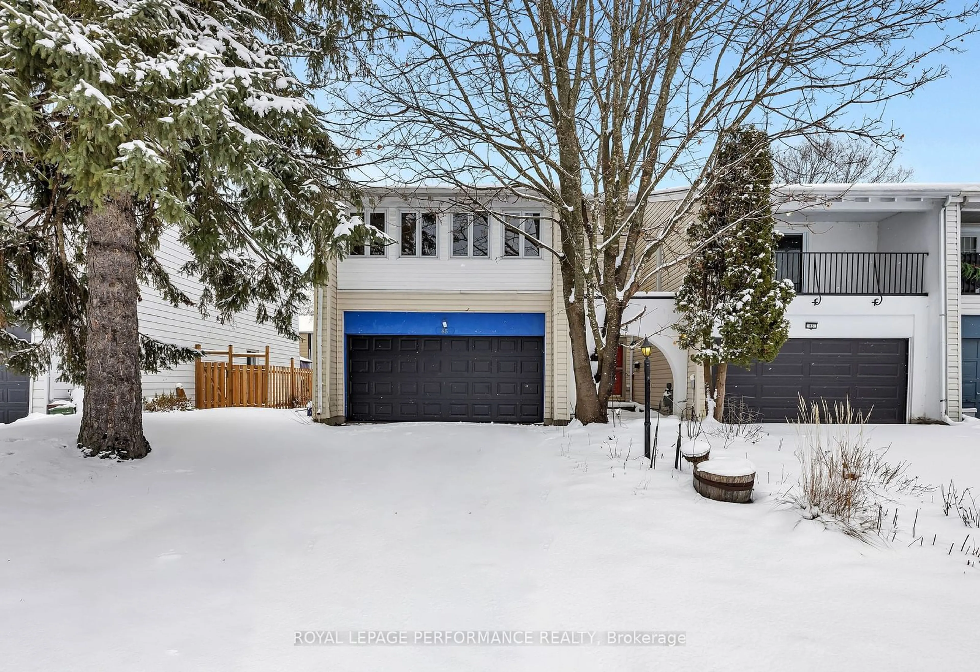 Frontside or backside of a home, the street view for 85 Grady Cres, South of Baseline to Knoxdale Ontario K2H 5S2