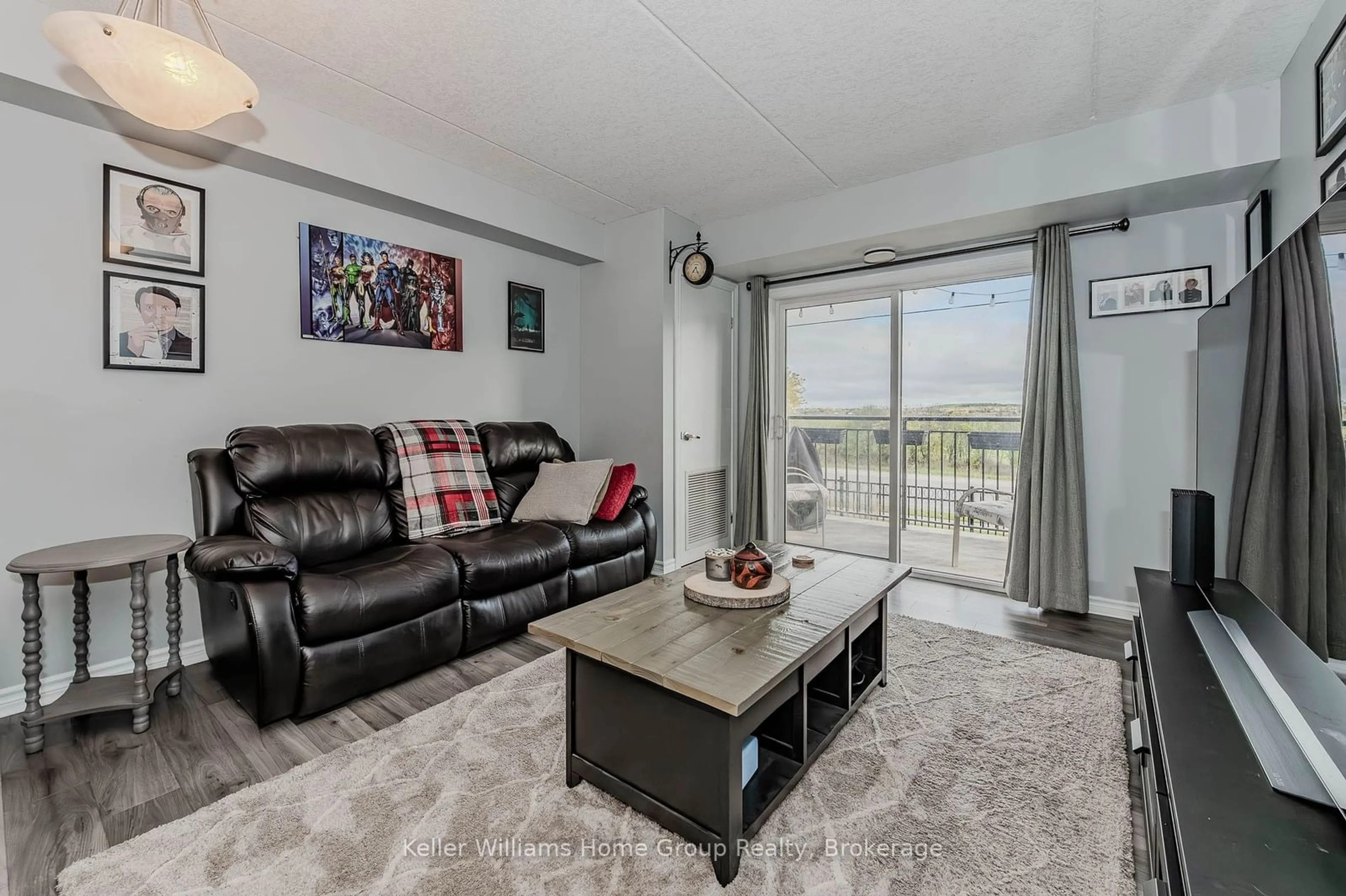 Living room, carpet floors for 60 Lynnmore St #201, Guelph Ontario N1L 0J8