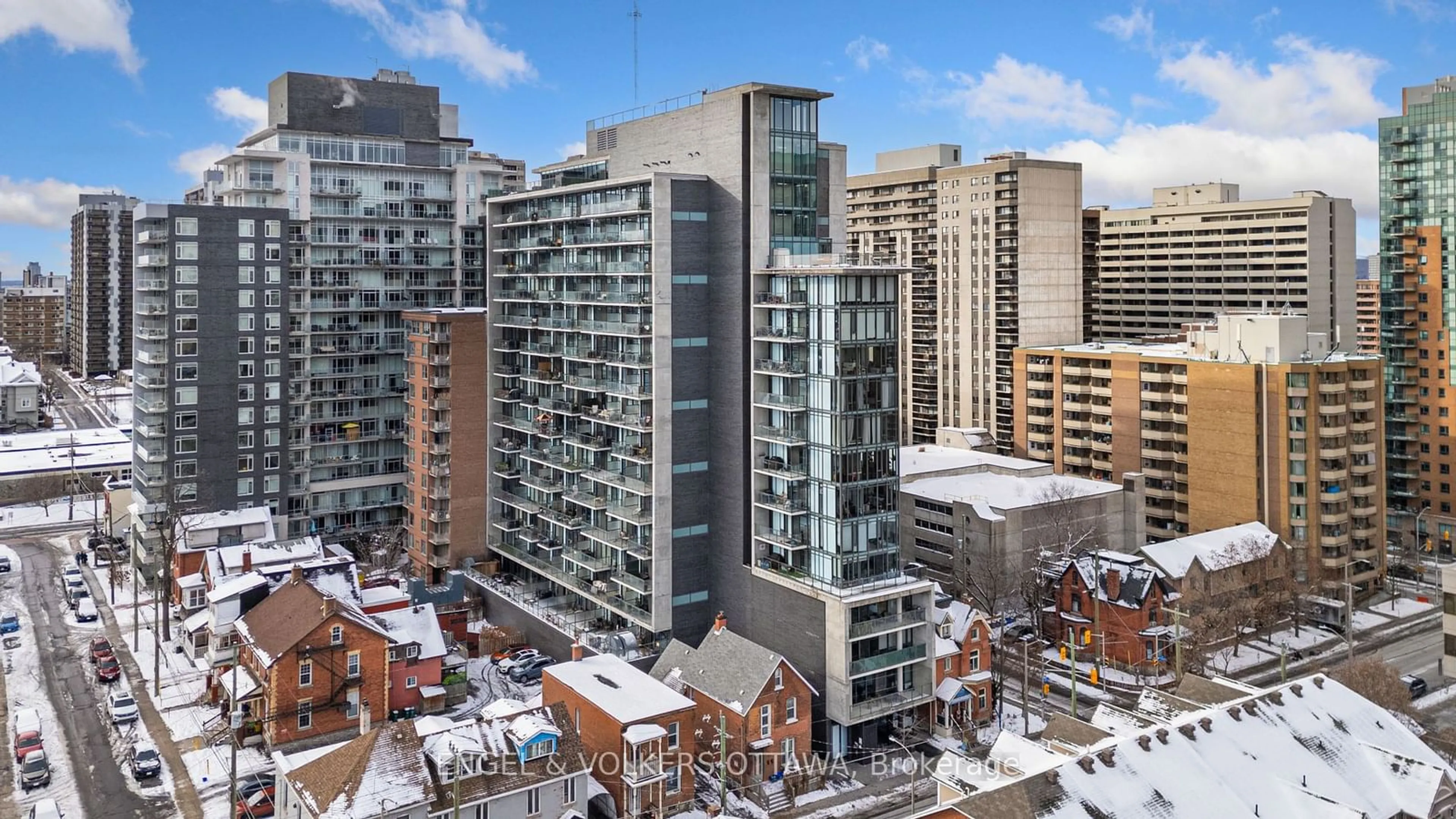 A pic from exterior of the house or condo, the view of city buildings for 224 Lyon St #1116, Ottawa Centre Ontario K1R 0C1