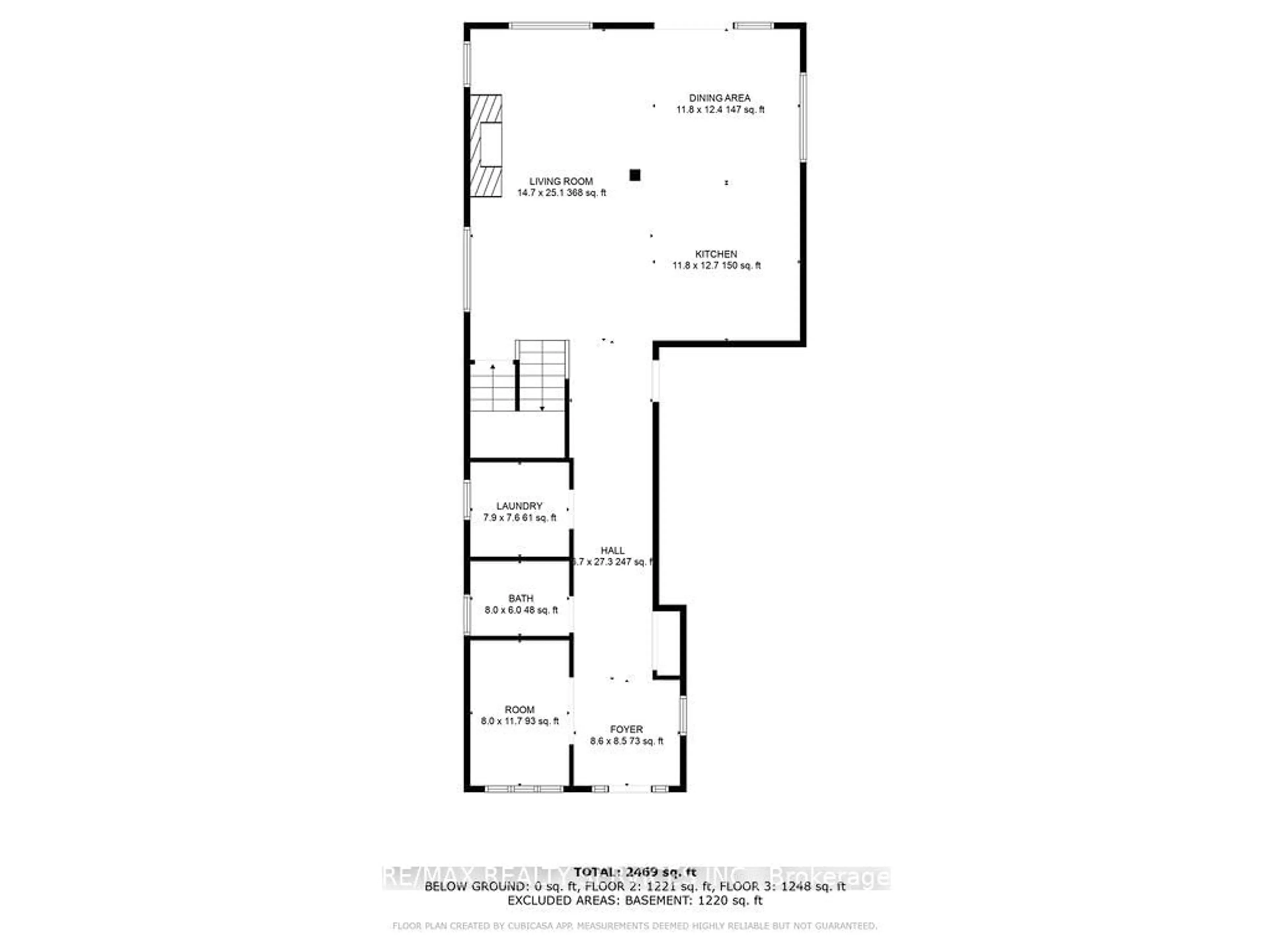 Floor plan for 958 Beach Blvd, Hamilton Ontario L8H 6Z4