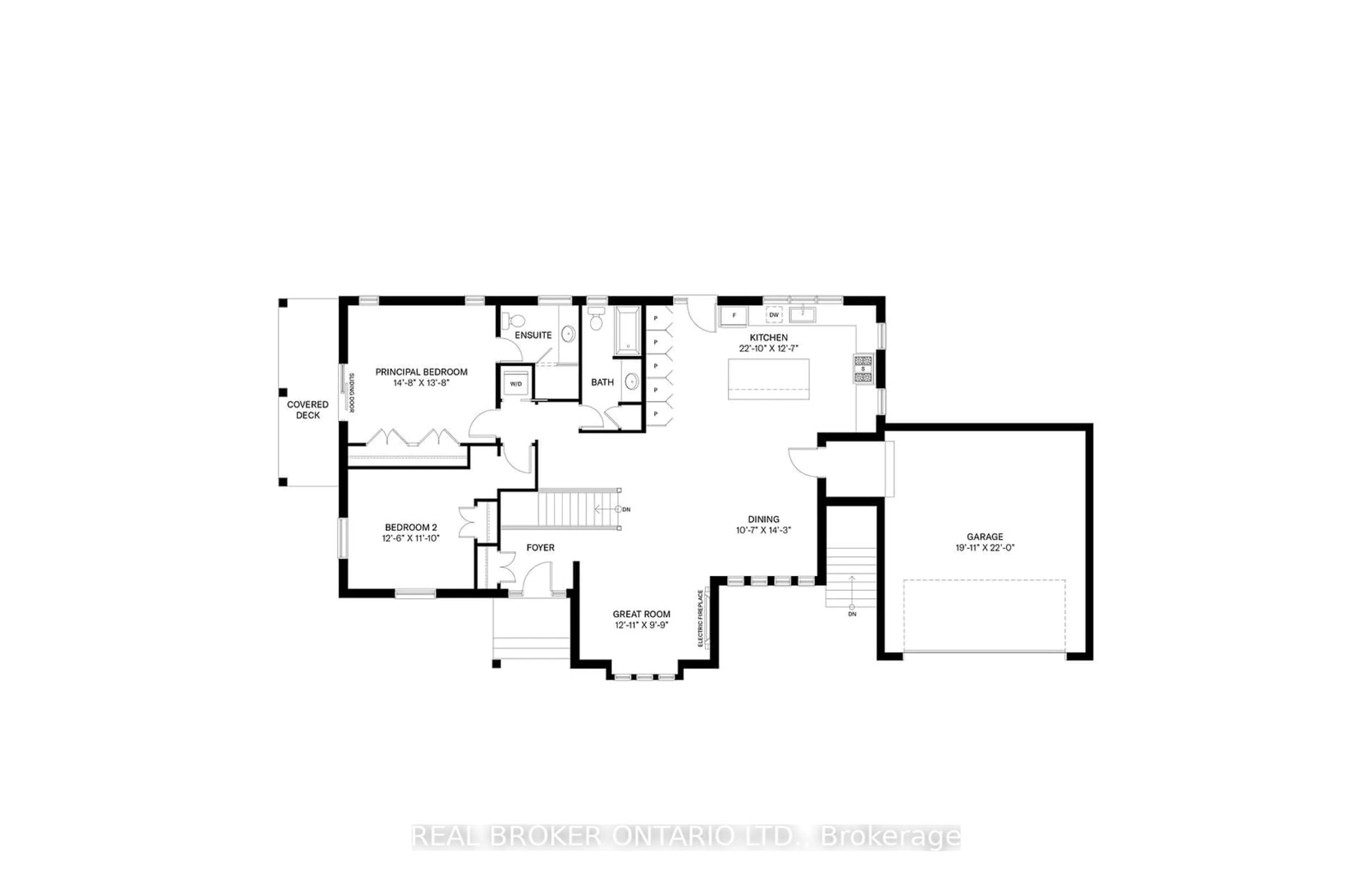 Floor plan for Lincoln Wildan Dr, Hamilton Ontario L8N 2Z7