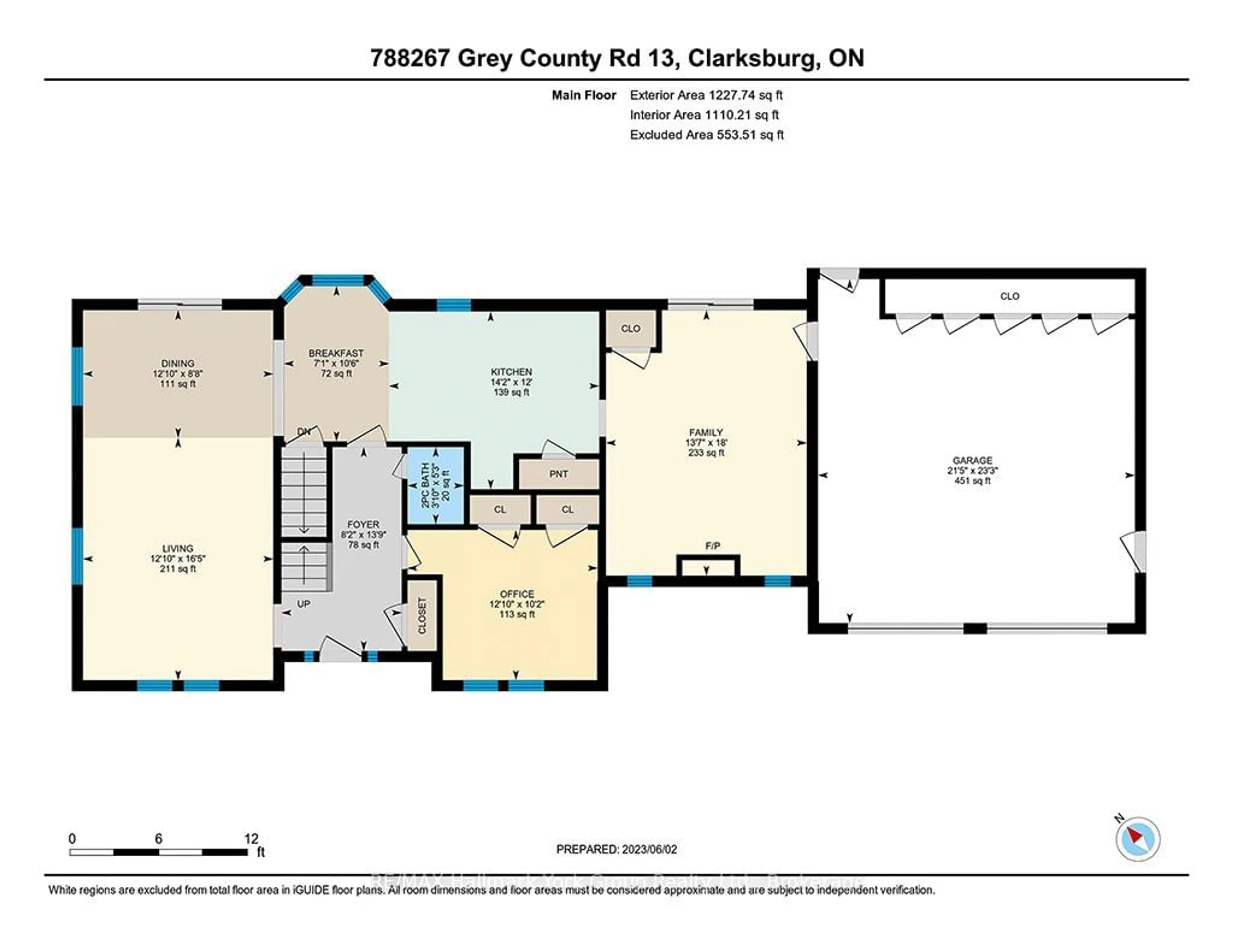 Floor plan for 788267 Grey 13 Rd, Blue Mountains Ontario N0H 1J0