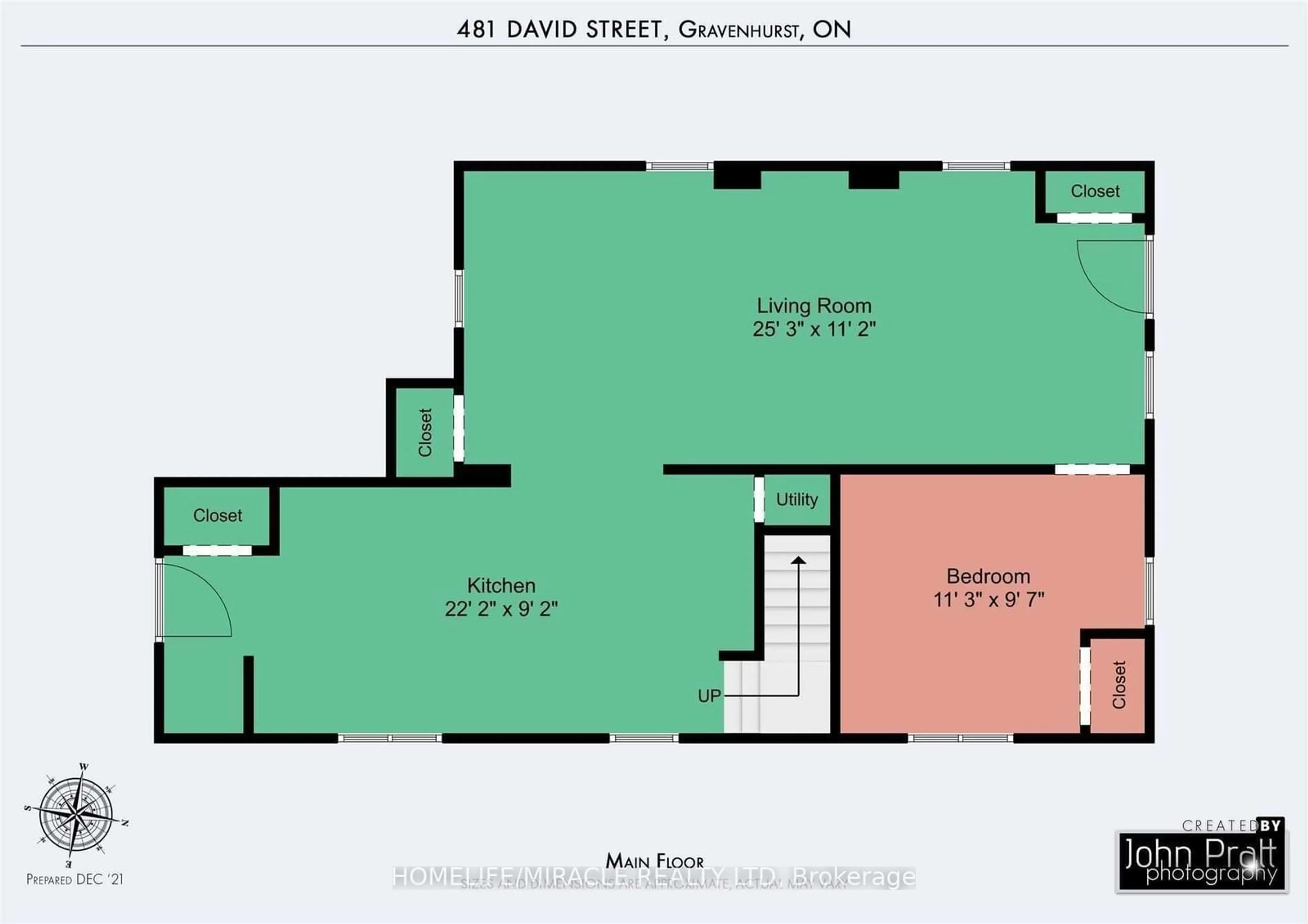 Floor plan for 481 David St, Gravenhurst Ontario P1P 1M1