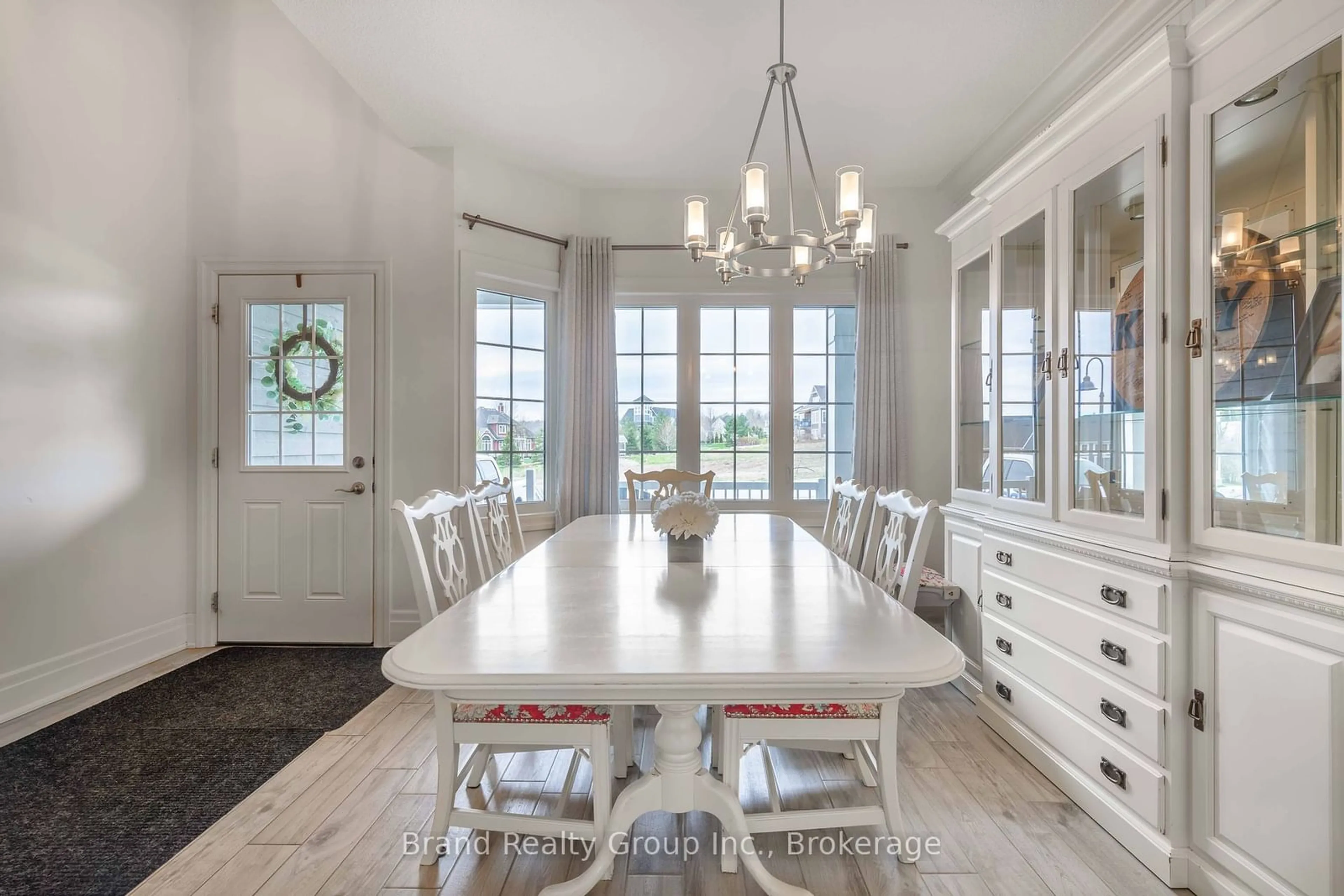 Dining room, wood floors, cottage for 315 TELFORD Tr, Georgian Bluffs Ontario N0H 1S0