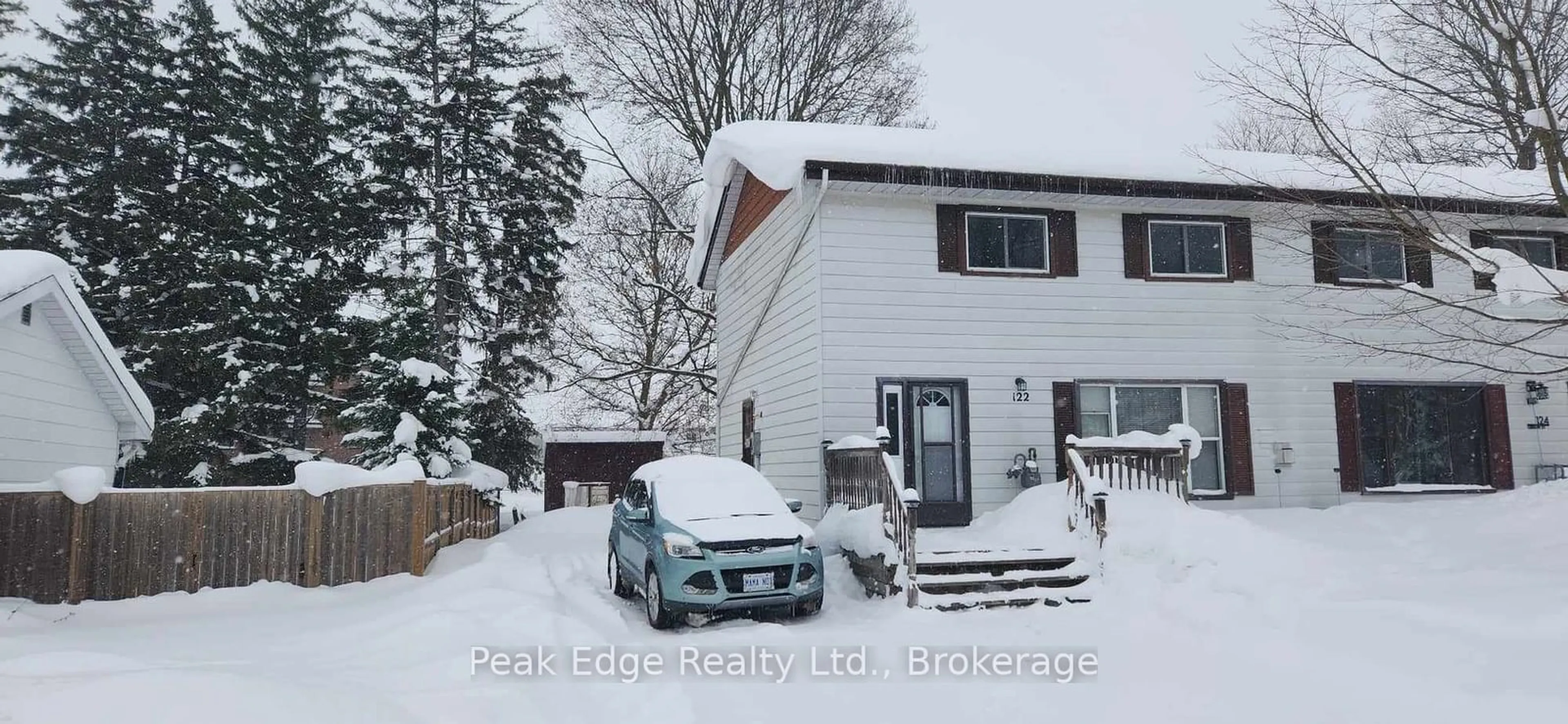 Frontside or backside of a home, the street view for 122 Gibson St, Brockton Ontario N0G 2V0