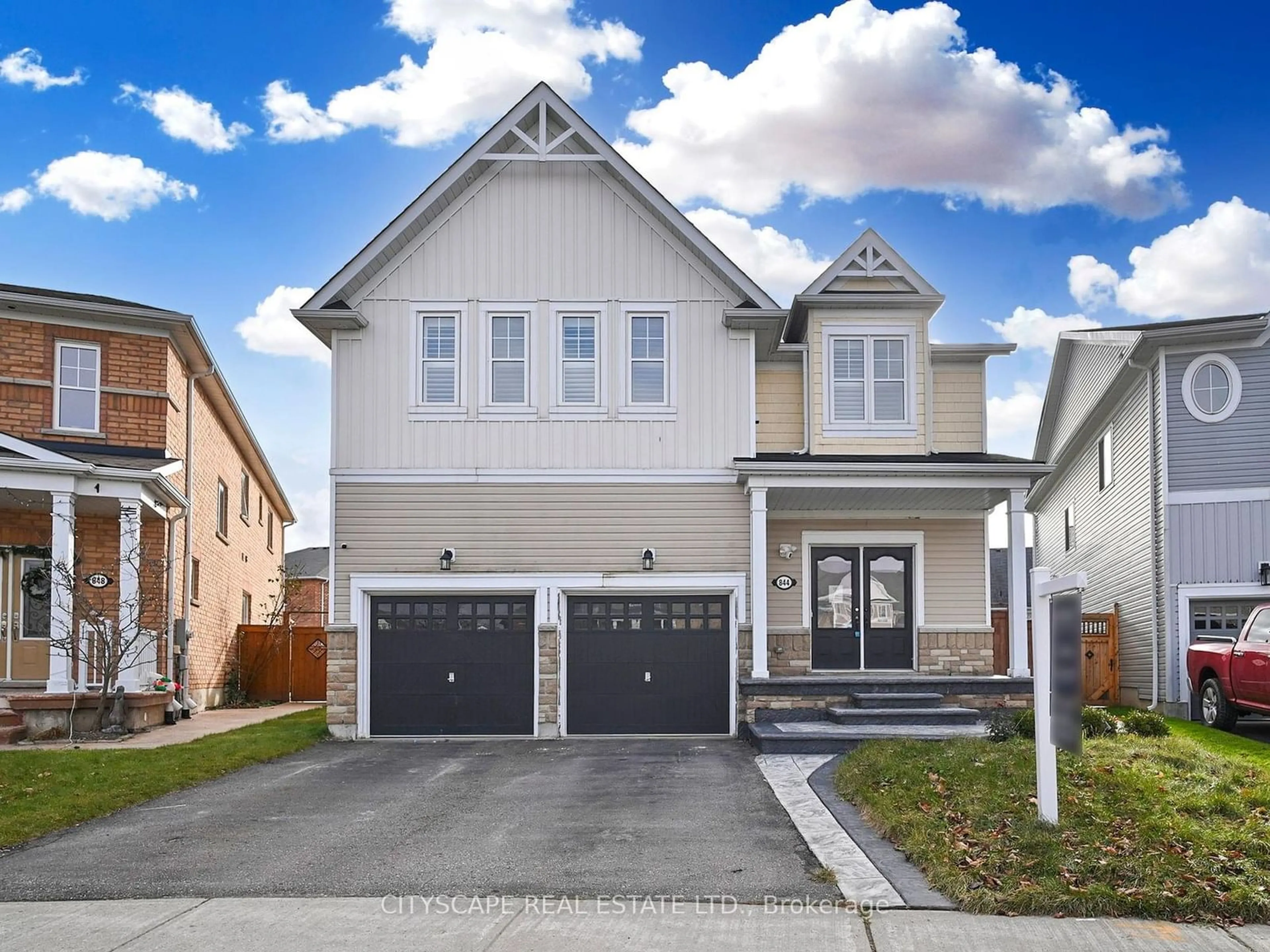 Frontside or backside of a home, the street view for 844 O'Reilly Cres, Shelburne Ontario L9V 2S7