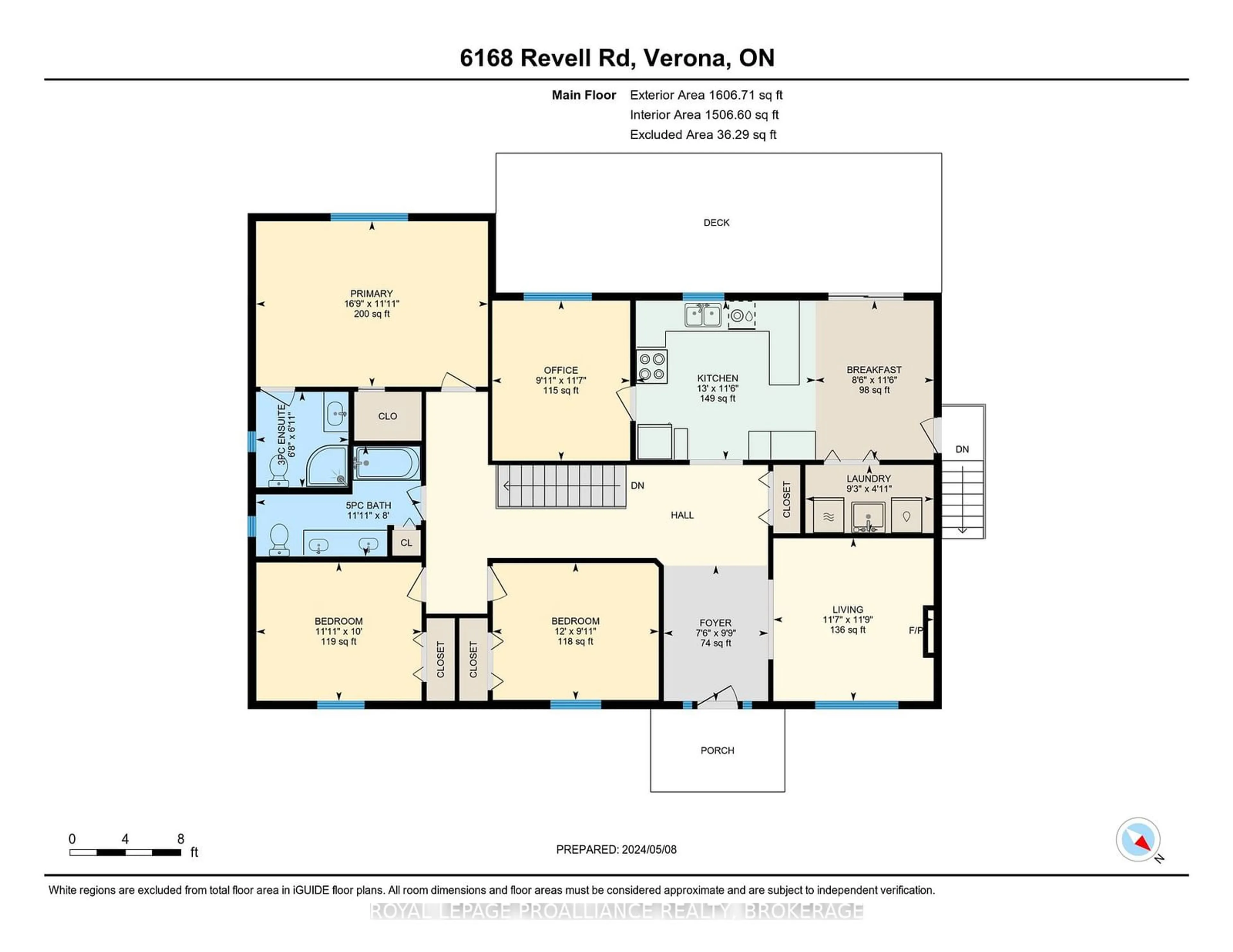 Floor plan for 6168 REVELL Rd, South Frontenac Ontario K0H 2W0