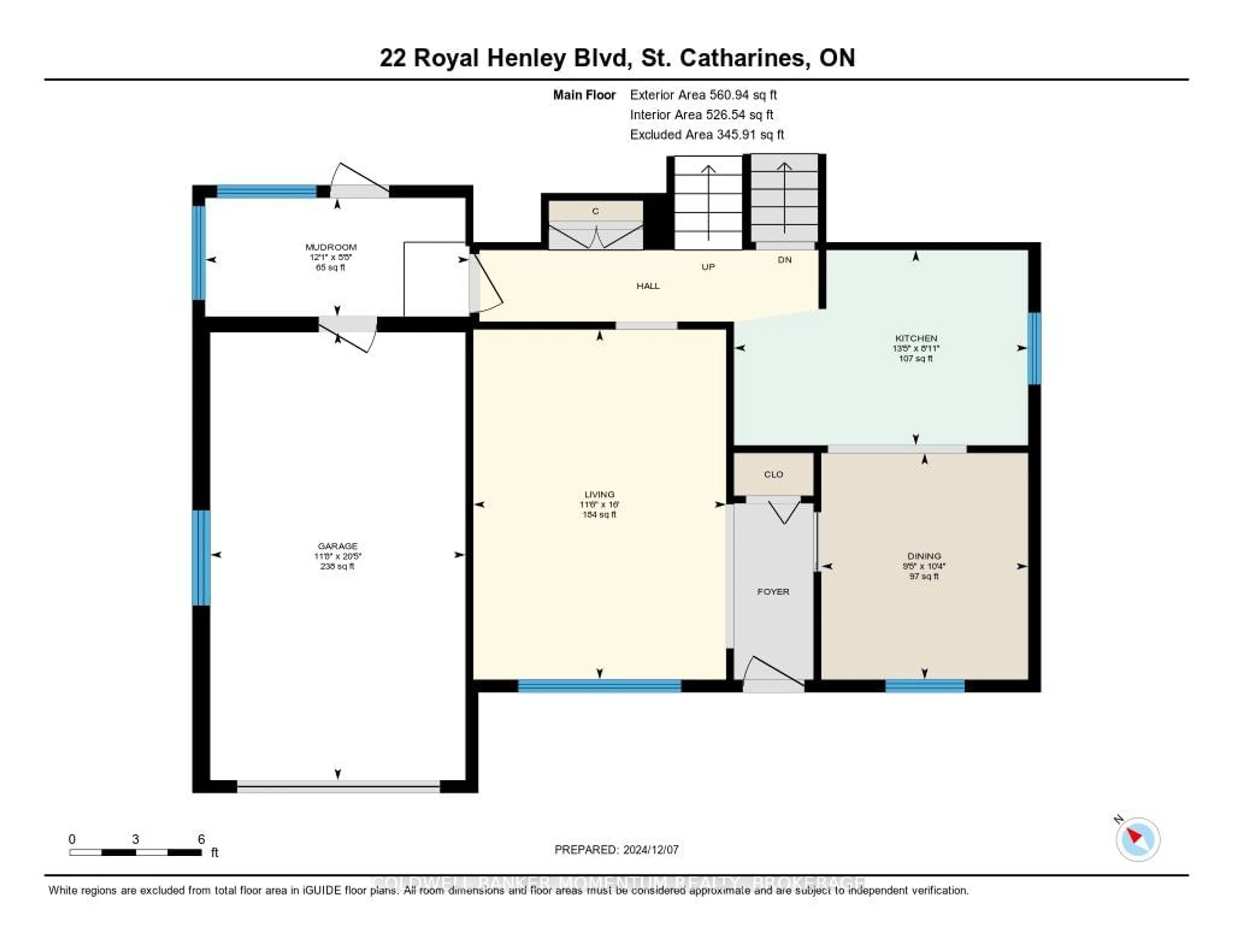 Floor plan for 22 Royal Henley Blvd, St. Catharines Ontario L2N 4R8