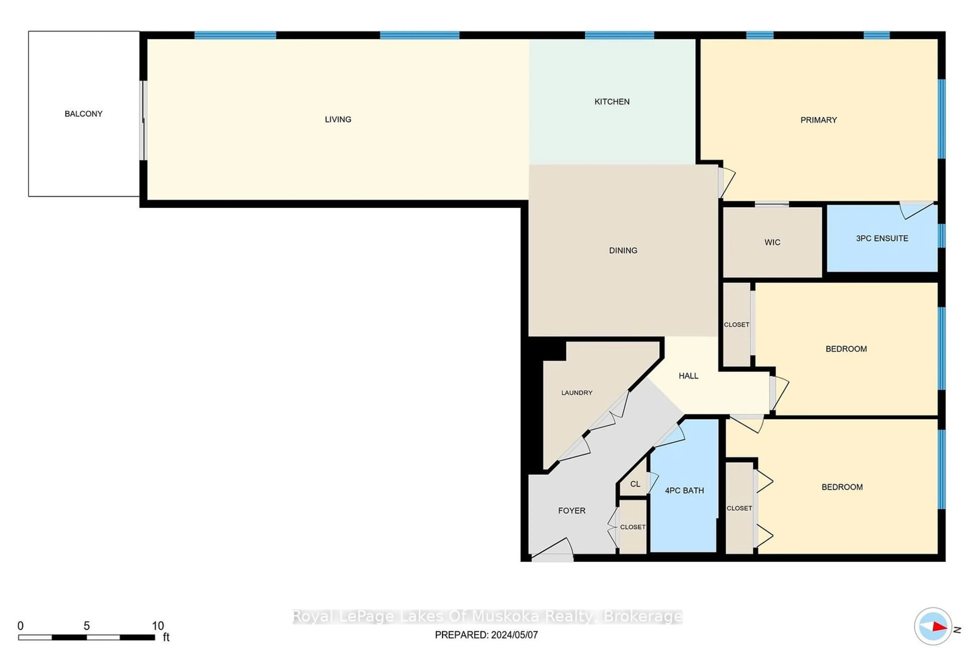 Floor plan for 24 ONTARIO St #201, Bracebridge Ontario P1L 2H5