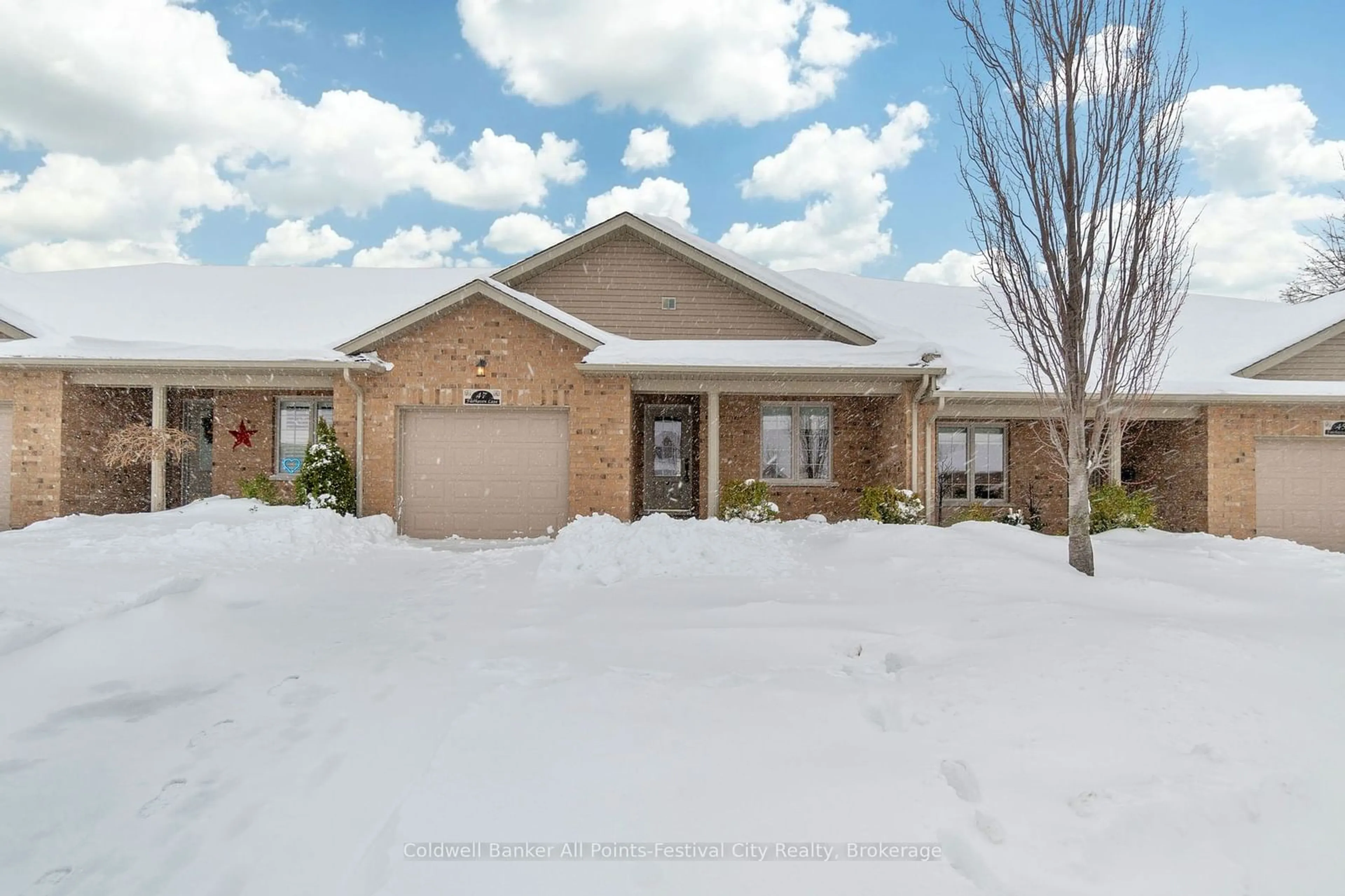 Frontside or backside of a home, the street view for 47 Fairhaven Lane, Goderich Ontario N7A 0A5