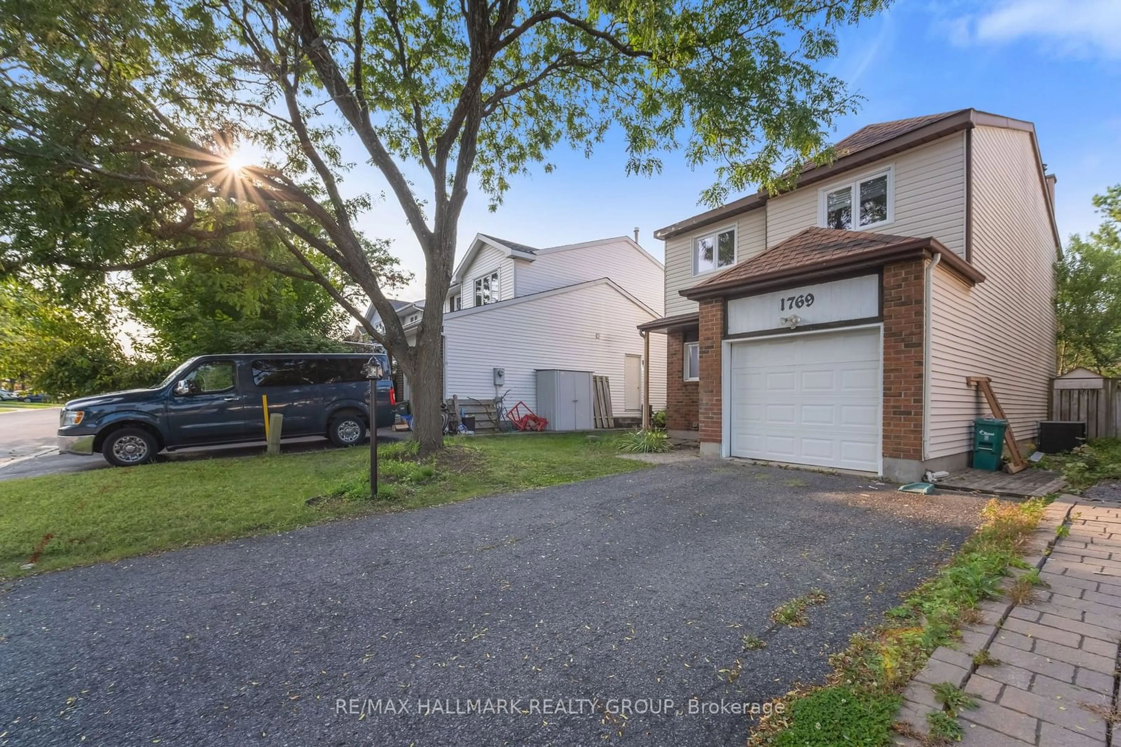 A pic from exterior of the house or condo, the fenced backyard for 1769 Bromont Way, Orleans - Convent Glen and Area Ontario K1C 5K1