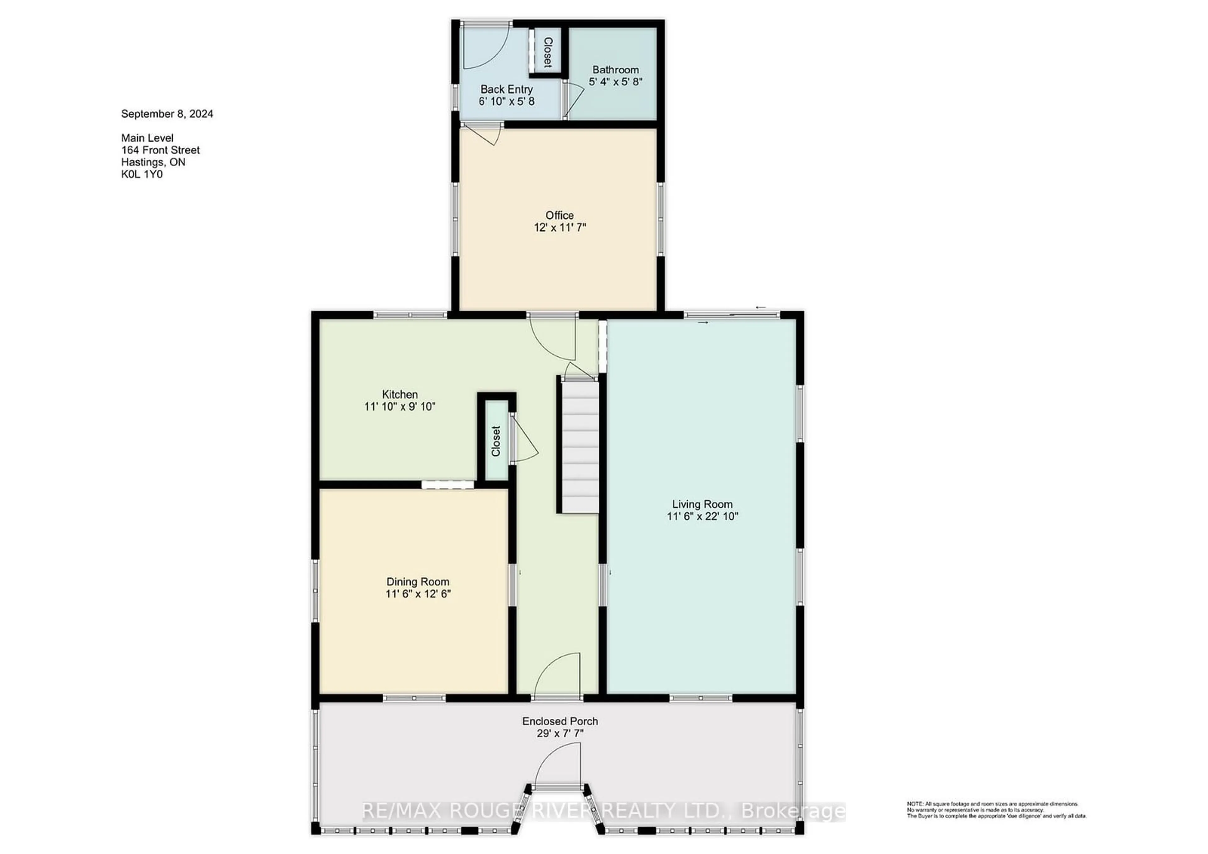 Floor plan for 164 Front St, Trent Hills Ontario K0L 1Y0