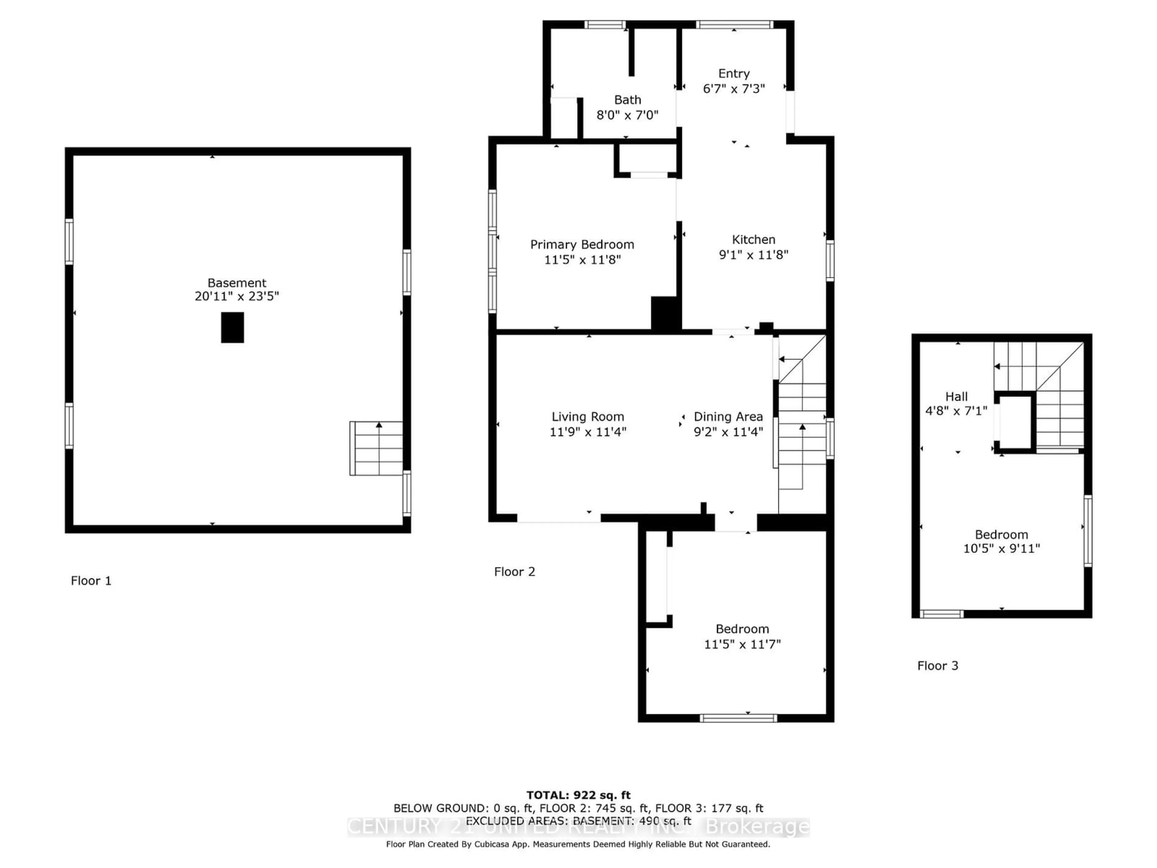 Floor plan for 92 Empire St, Welland Ontario L3B 2L4