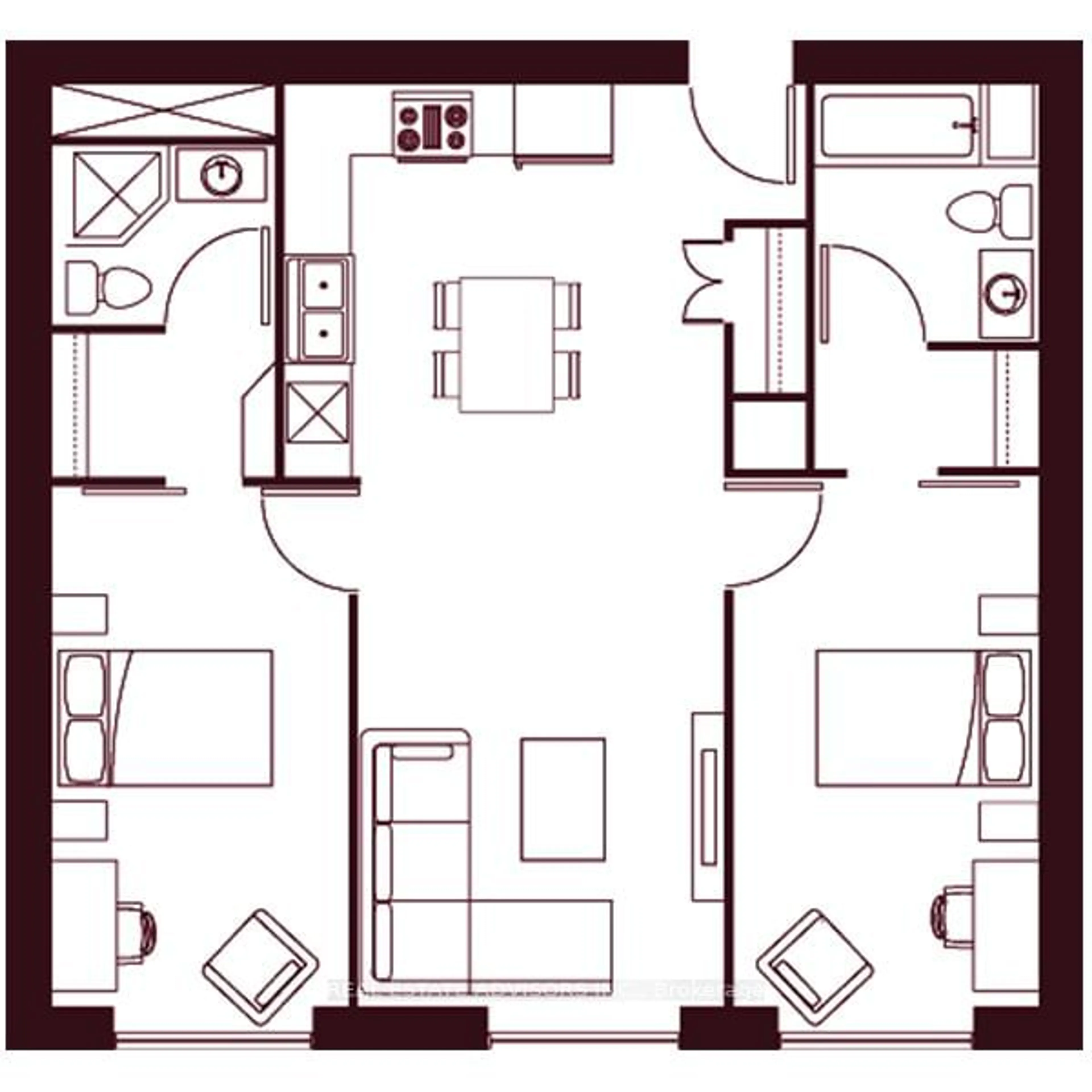 Floor plan for 1235 Richmond St #513, London Ontario N6A 0C1