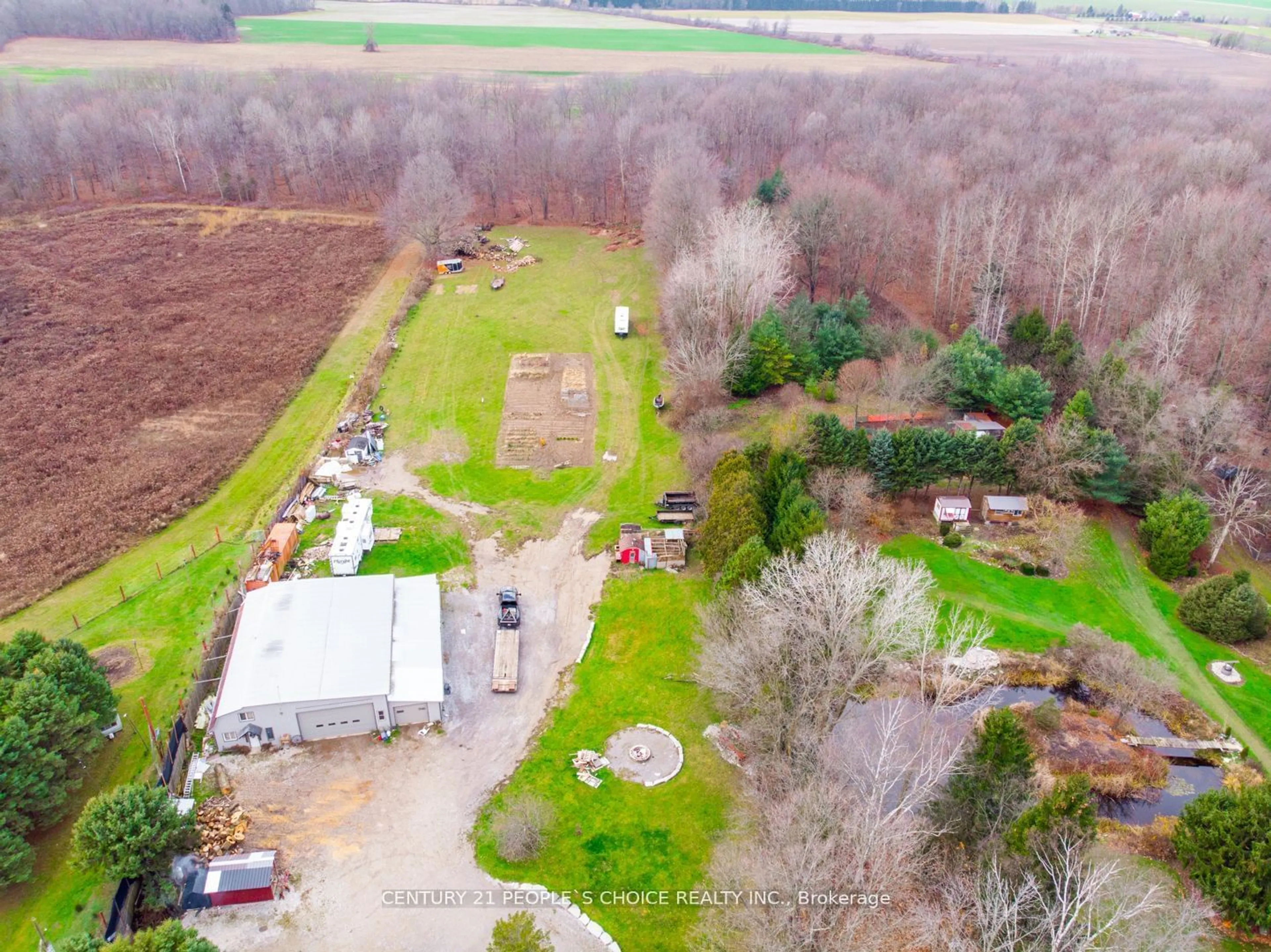 A pic from outside/outdoor area/front of a property/back of a property/a pic from drone, forest/trees view for 11887 Elliott Rd, Bayham Ontario N4G 4G8