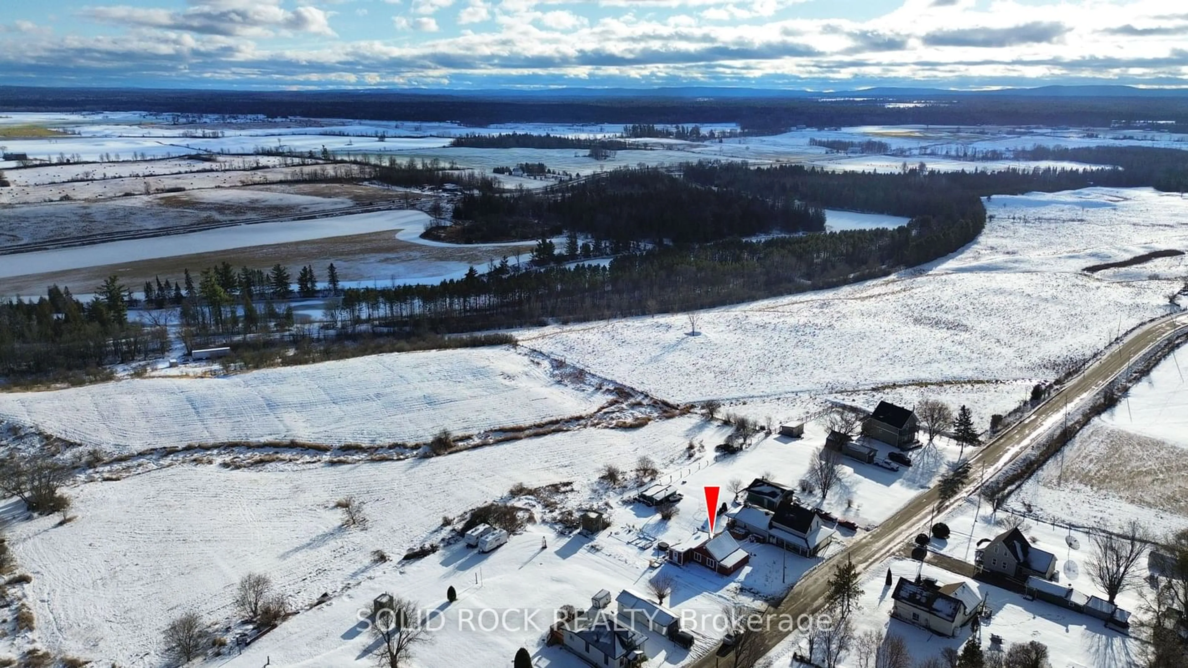 A pic from outside/outdoor area/front of a property/back of a property/a pic from drone, water/lake/river/ocean view for 47 Fourth Chute Rd, Admaston/Bromley Ontario K0J 1S0