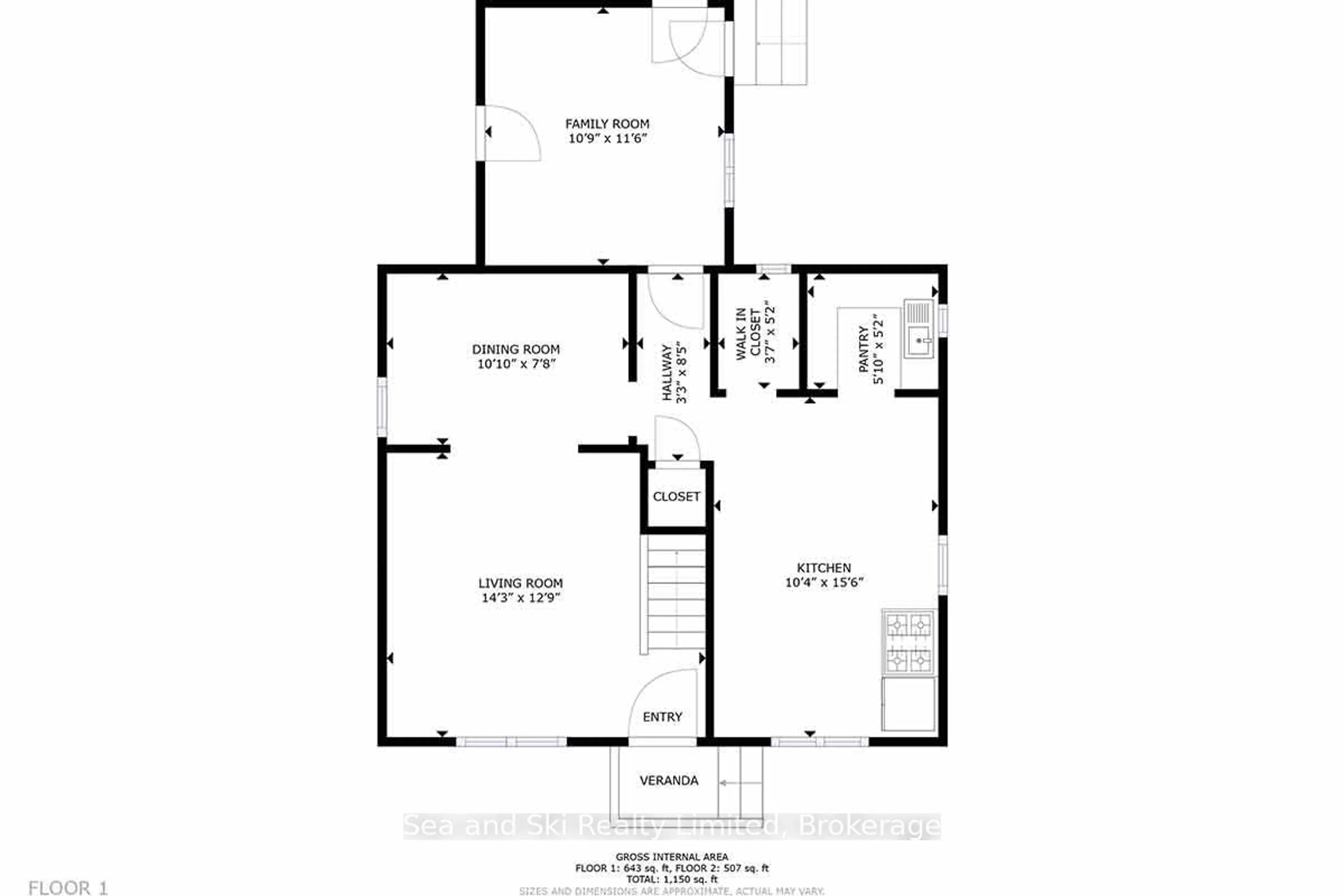 Floor plan for 22 Greenview Lane, Grey Highlands Ontario N0C 1H0