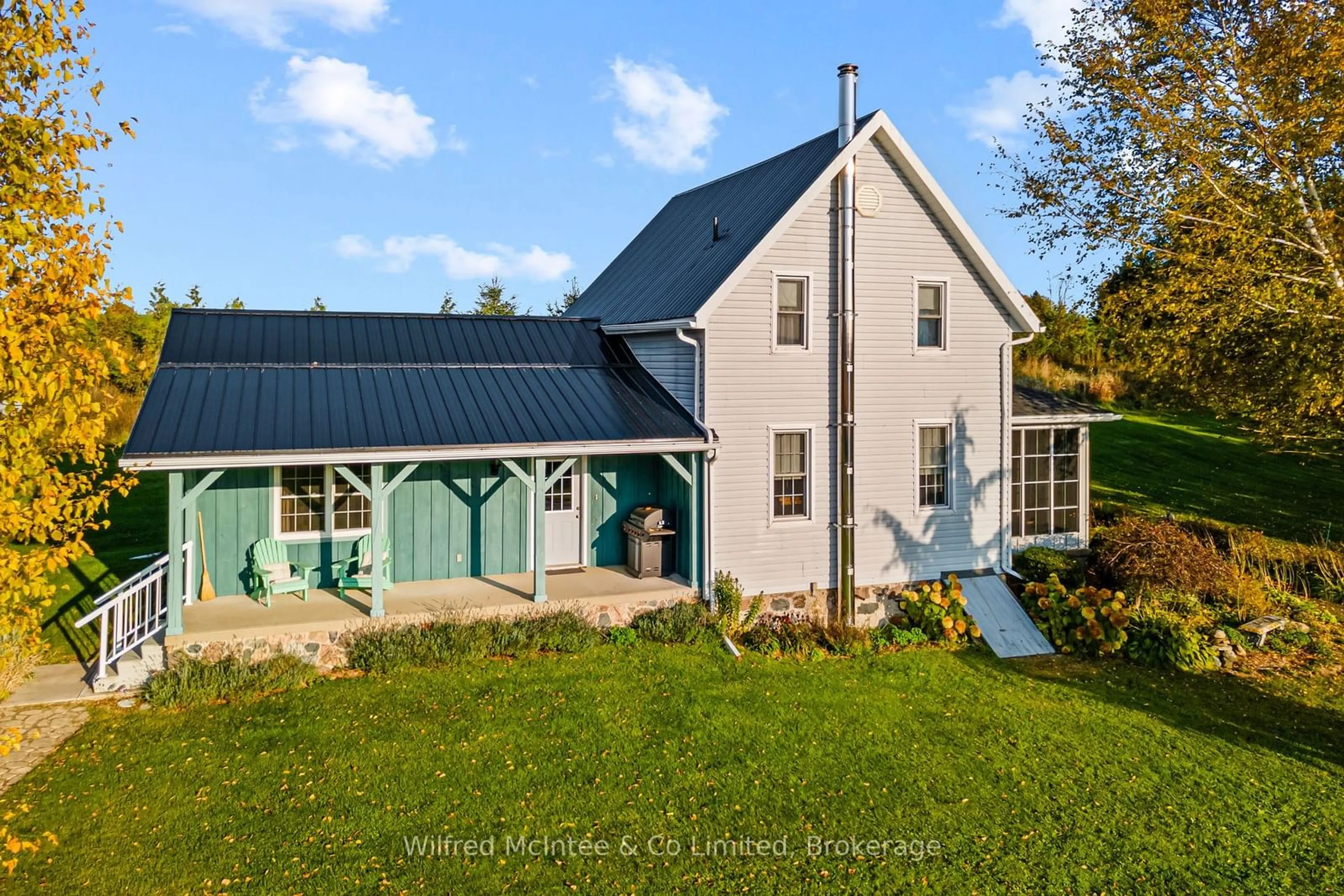 A pic from outside/outdoor area/front of a property/back of a property/a pic from drone, building for 522223 CONCESSION 12 NDR, West Grey Ontario N0G 1S0