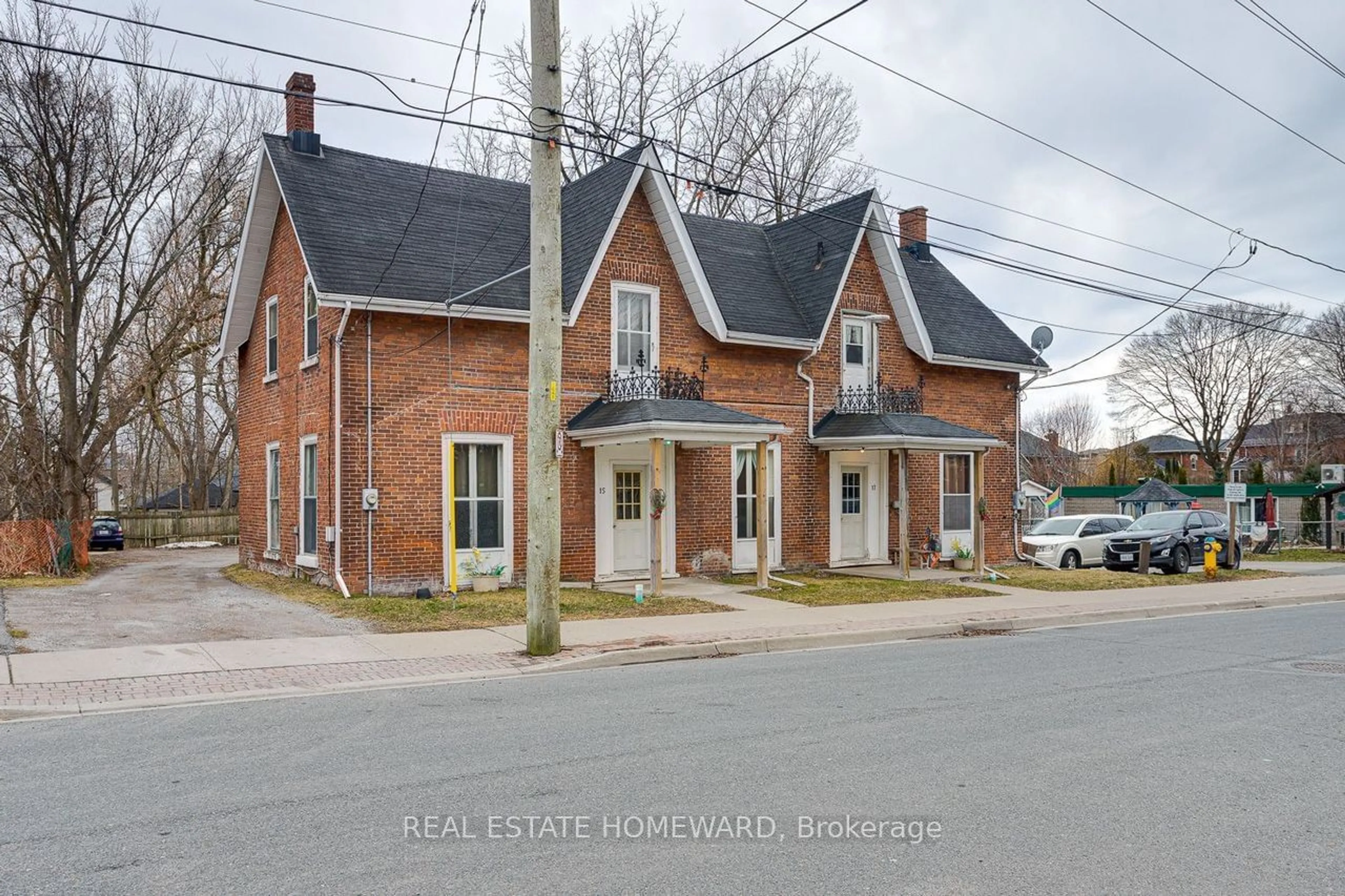 Home with brick exterior material, street for 15 - 17 James St, Cobourg Ontario K9A 2J8