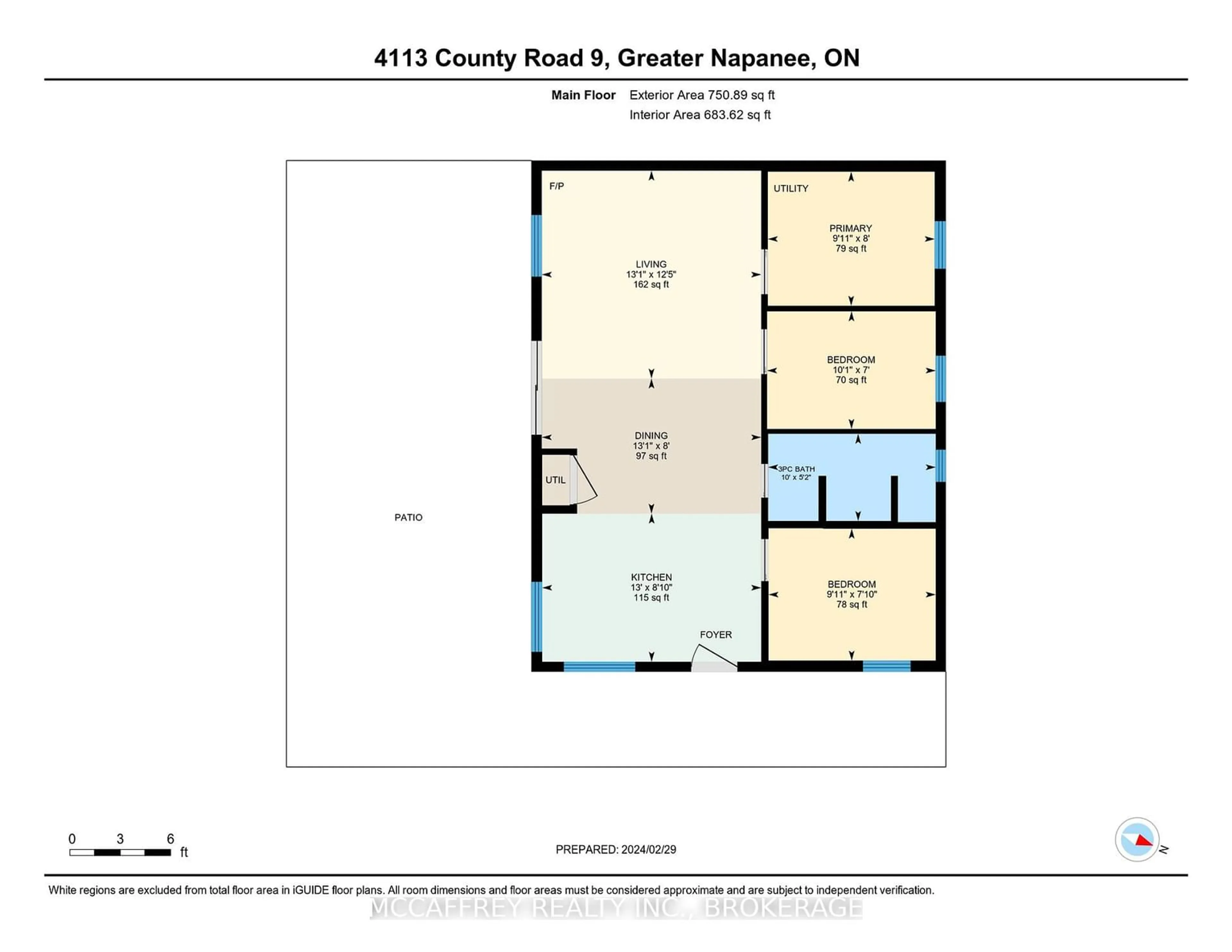 Floor plan for 4113 COUNTY RD 9, Greater Napanee Ontario K7R 3K8