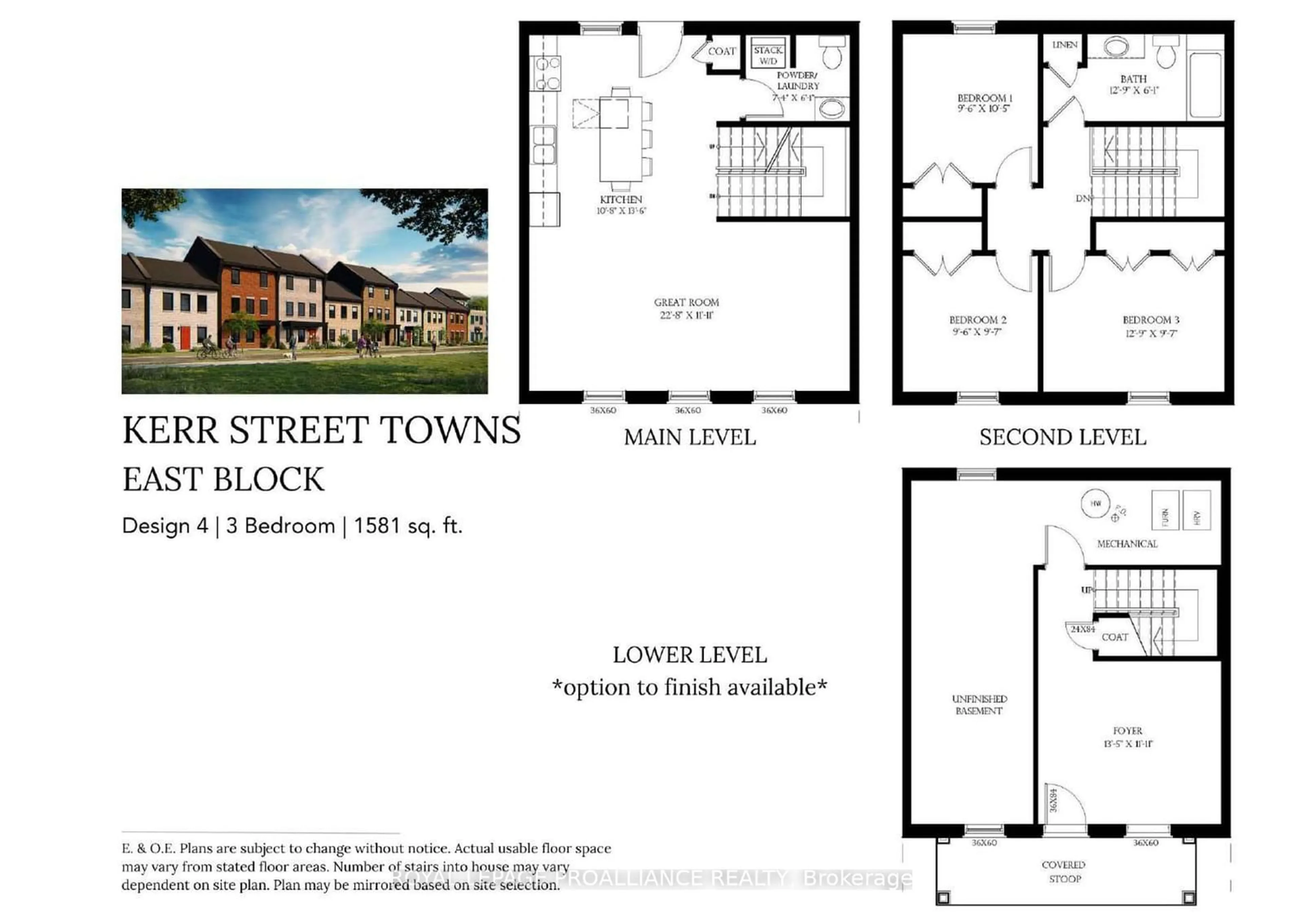 Floor plan for 914 Kerr St, Cobourg Ontario K9A 1N6