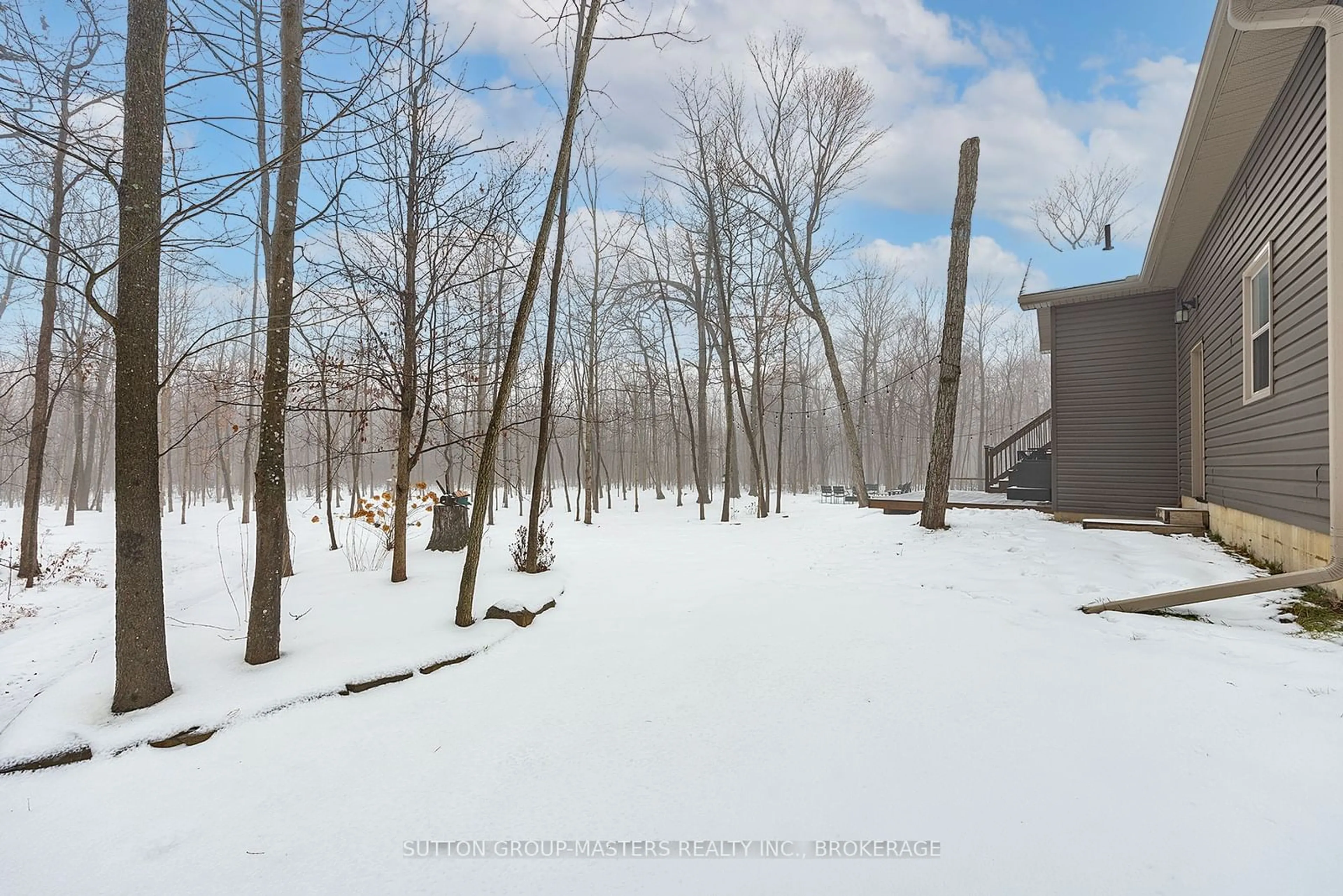 A pic from outside/outdoor area/front of a property/back of a property/a pic from drone, forest/trees view for 3954 Alton Rd, South Frontenac Ontario K0H 1V0