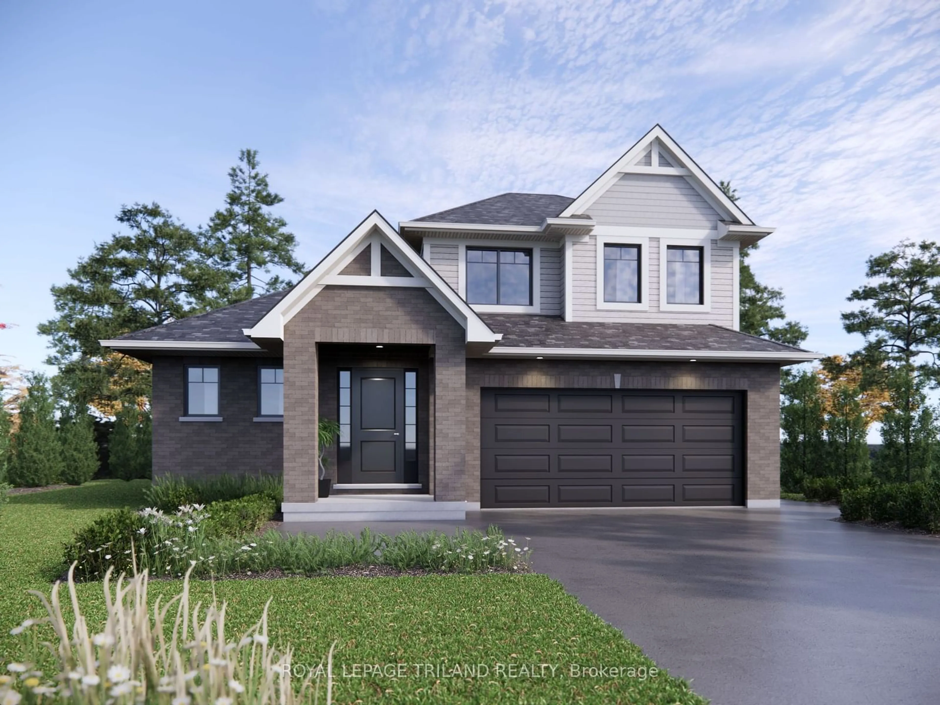 Home with brick exterior material, street for 56 Hickory Lane, St. Thomas Ontario N5R 6K9