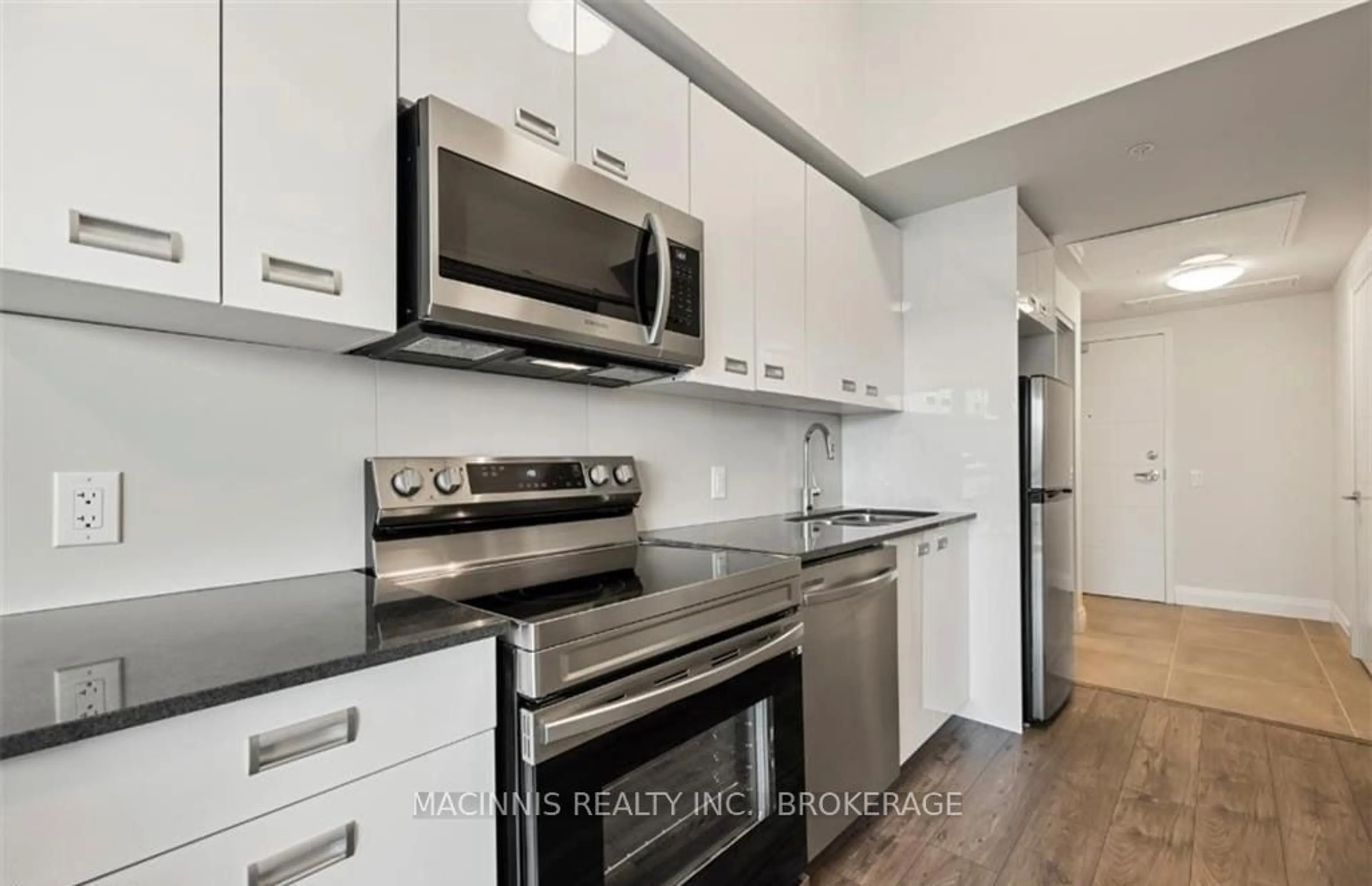 Standard kitchen, wood/laminate floor for 652 Princess St #410, Kingston Ontario K7L 1E5