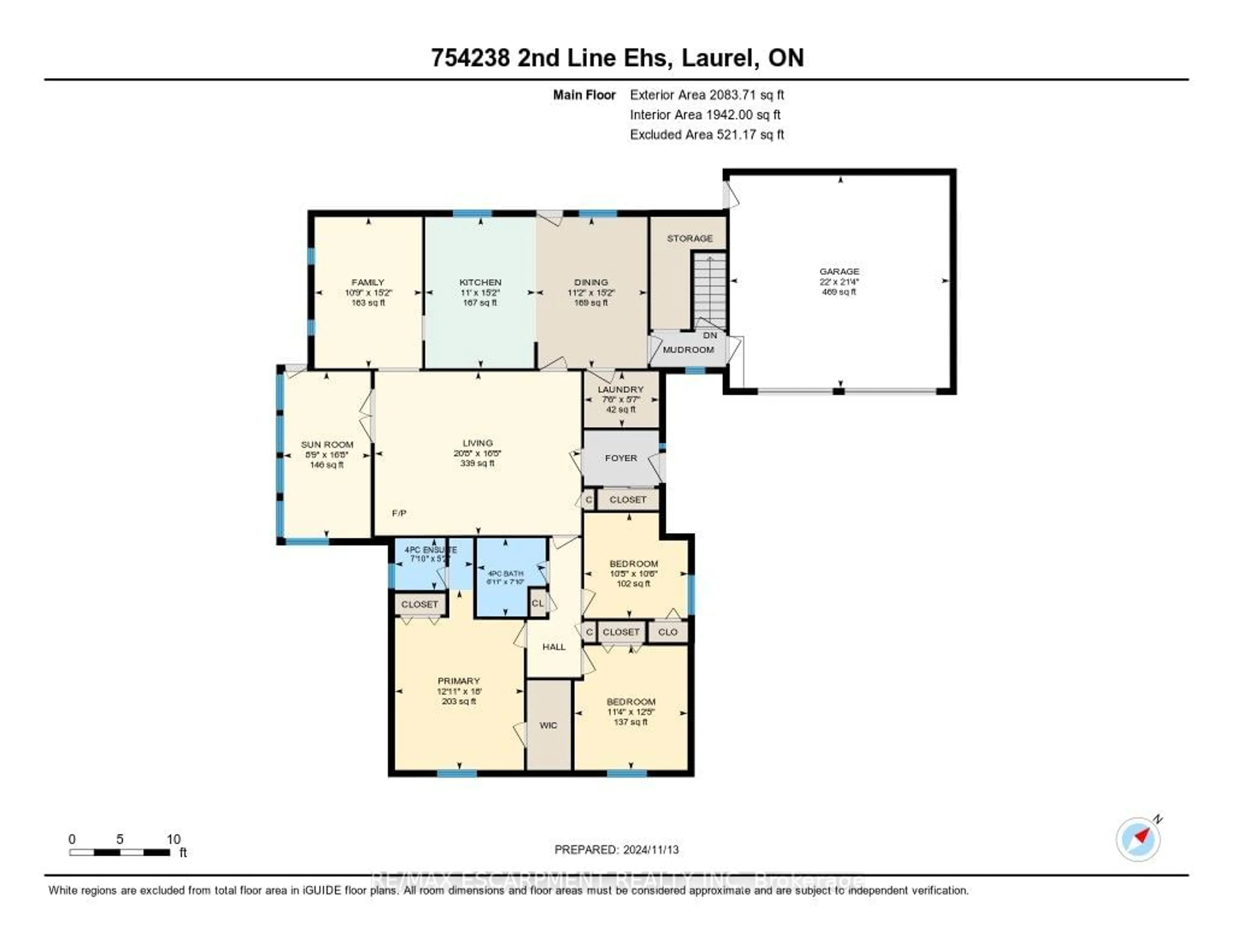 Floor plan for 754238 Second Line EHS, Mono Ontario L9W 5W8