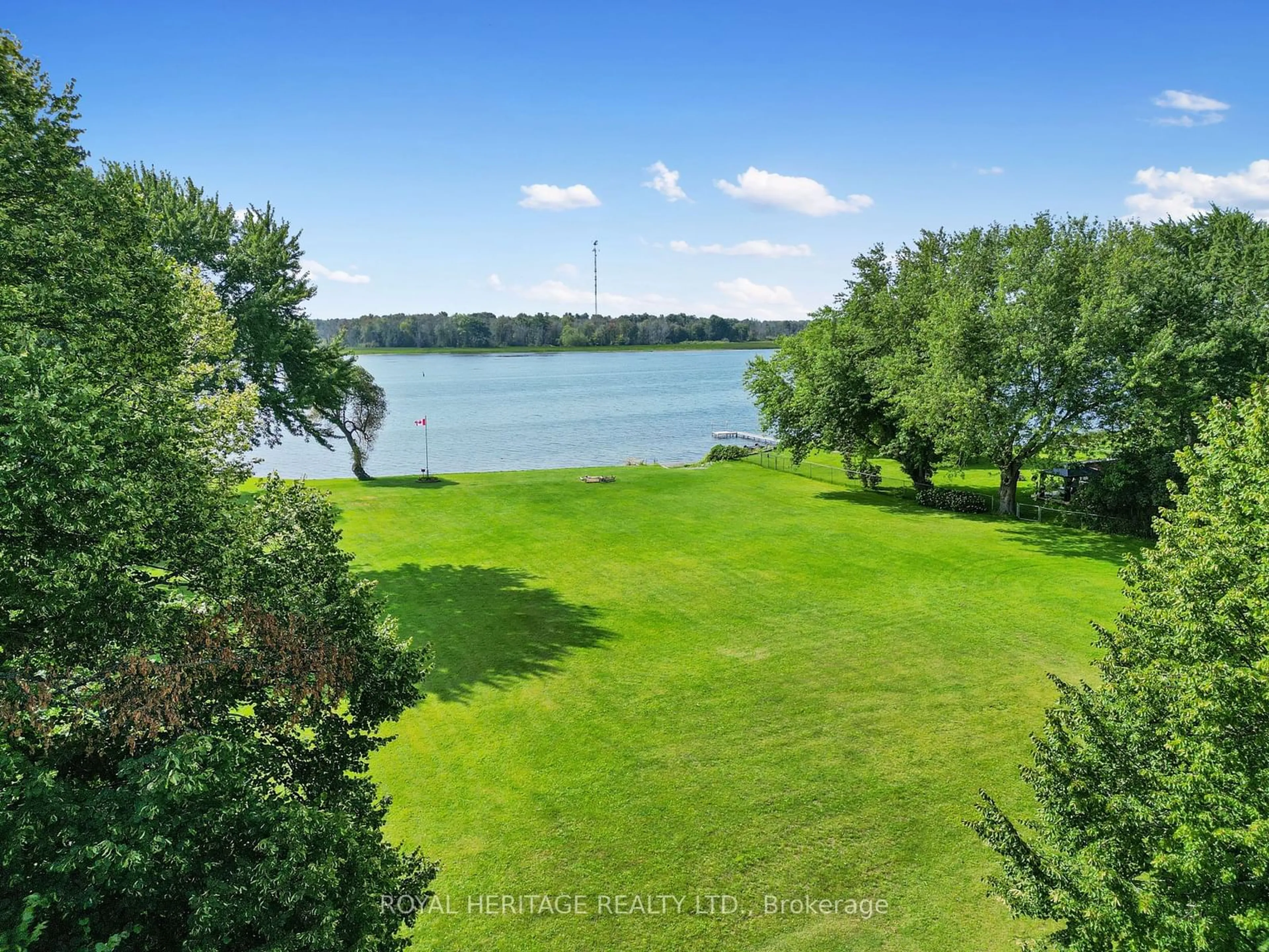 A pic from outside/outdoor area/front of a property/back of a property/a pic from drone, water/lake/river/ocean view for 50 Willow Point Rd, Brighton Ontario K0K 1H0