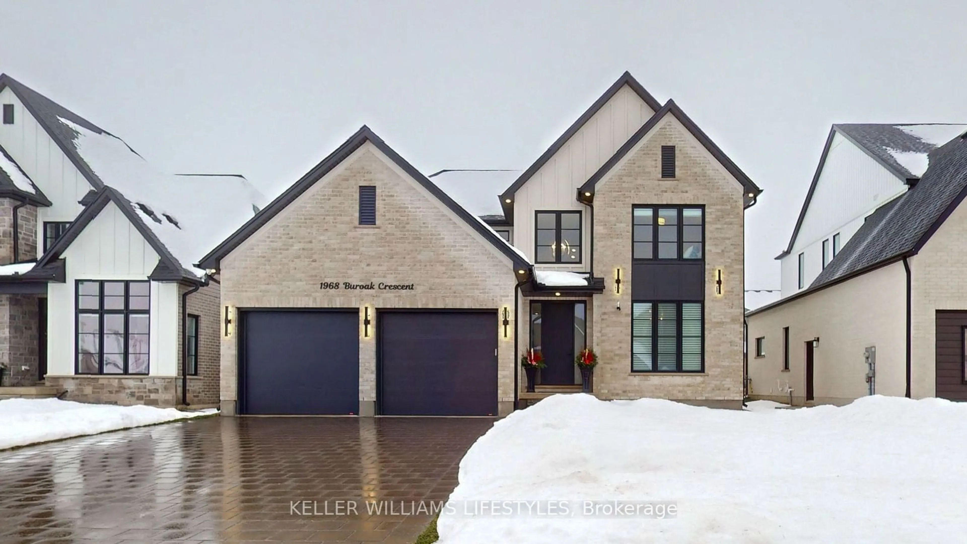 Home with brick exterior material, street for 1968 Buroak Cres, London Ontario N6G 3X9