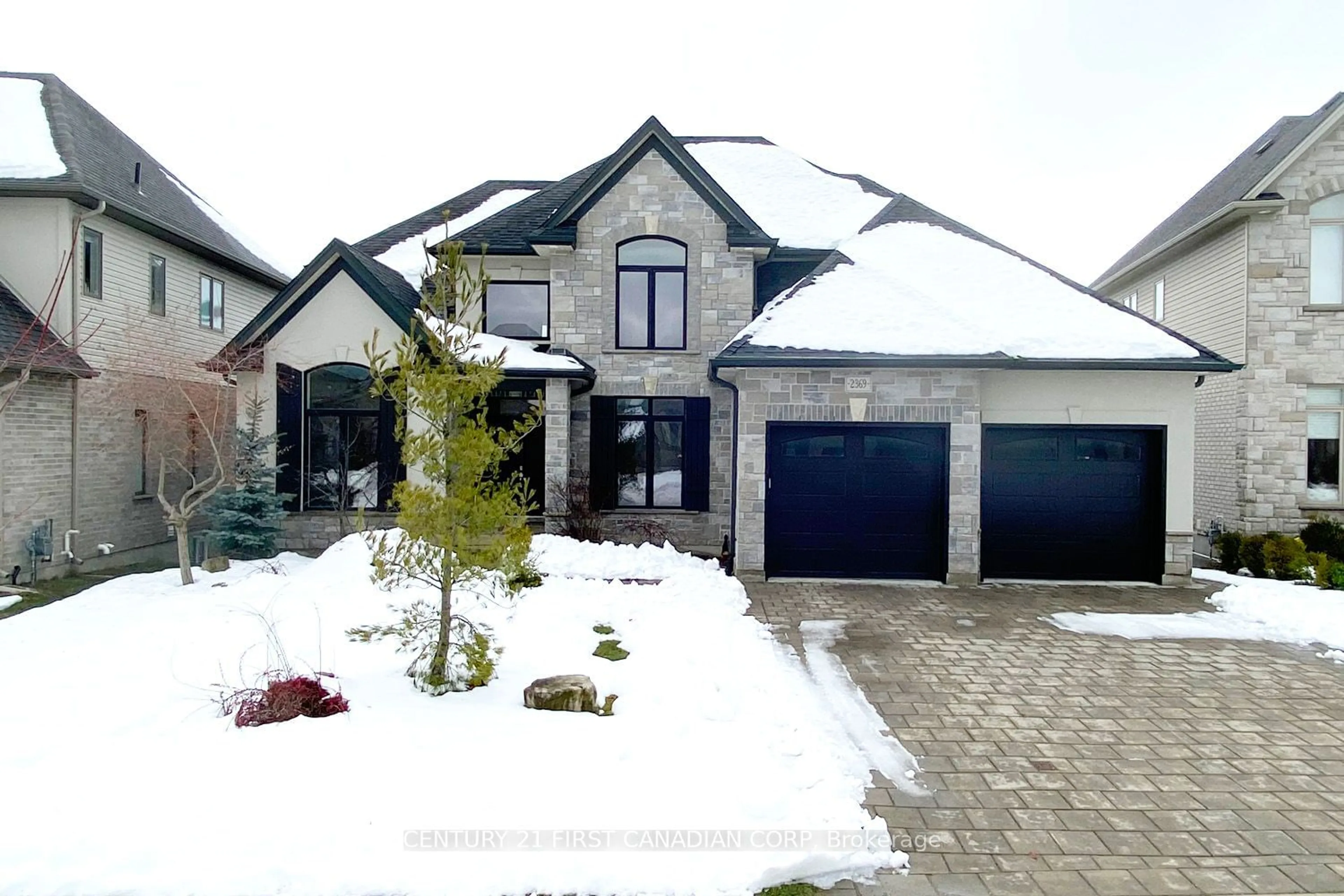 Home with brick exterior material, street for 2369 Torrey Pines Way, London Ontario N6G 0K6