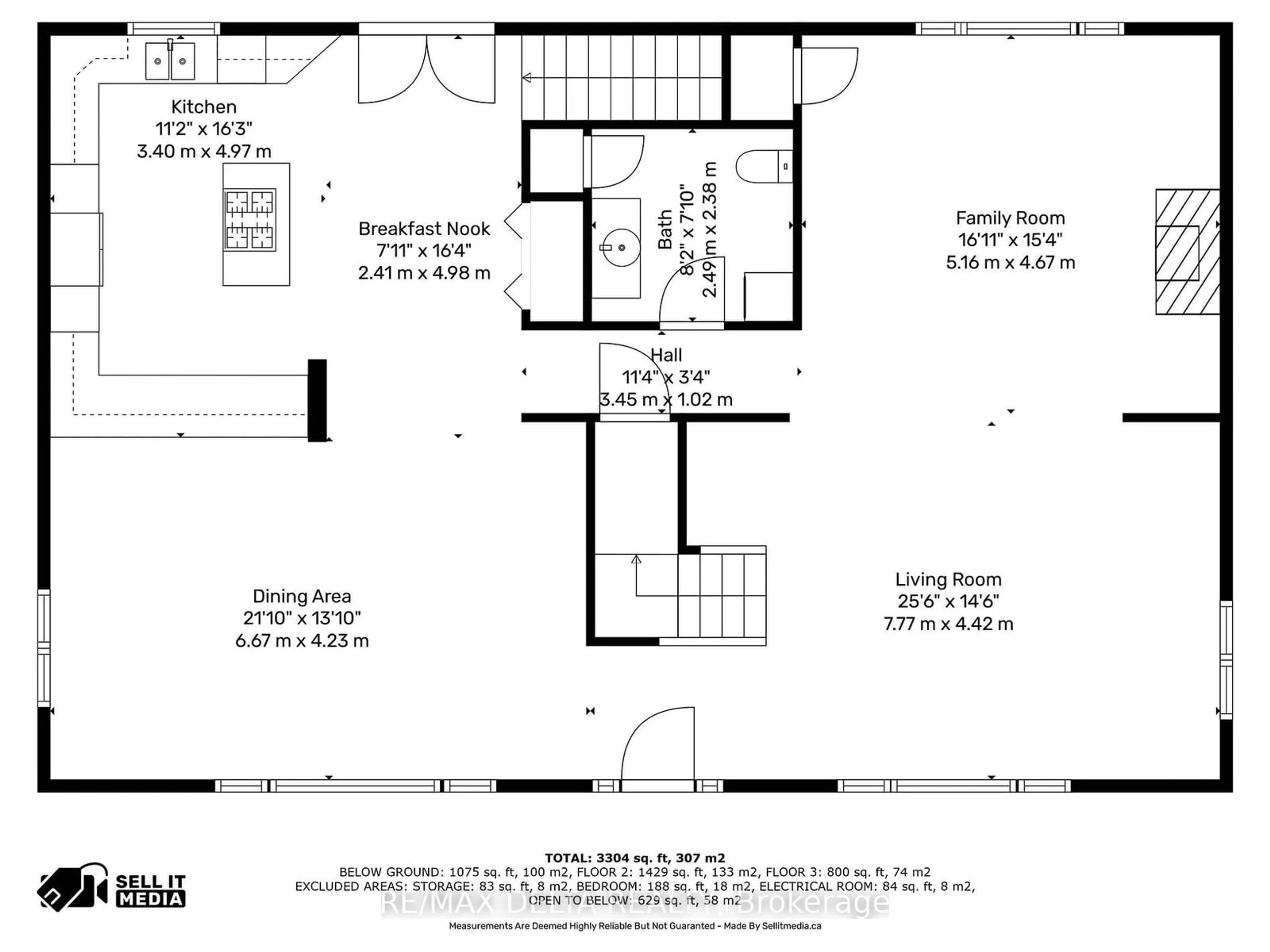 Floor plan for 9 Landriault St, Champlain Ontario K0B 1K0