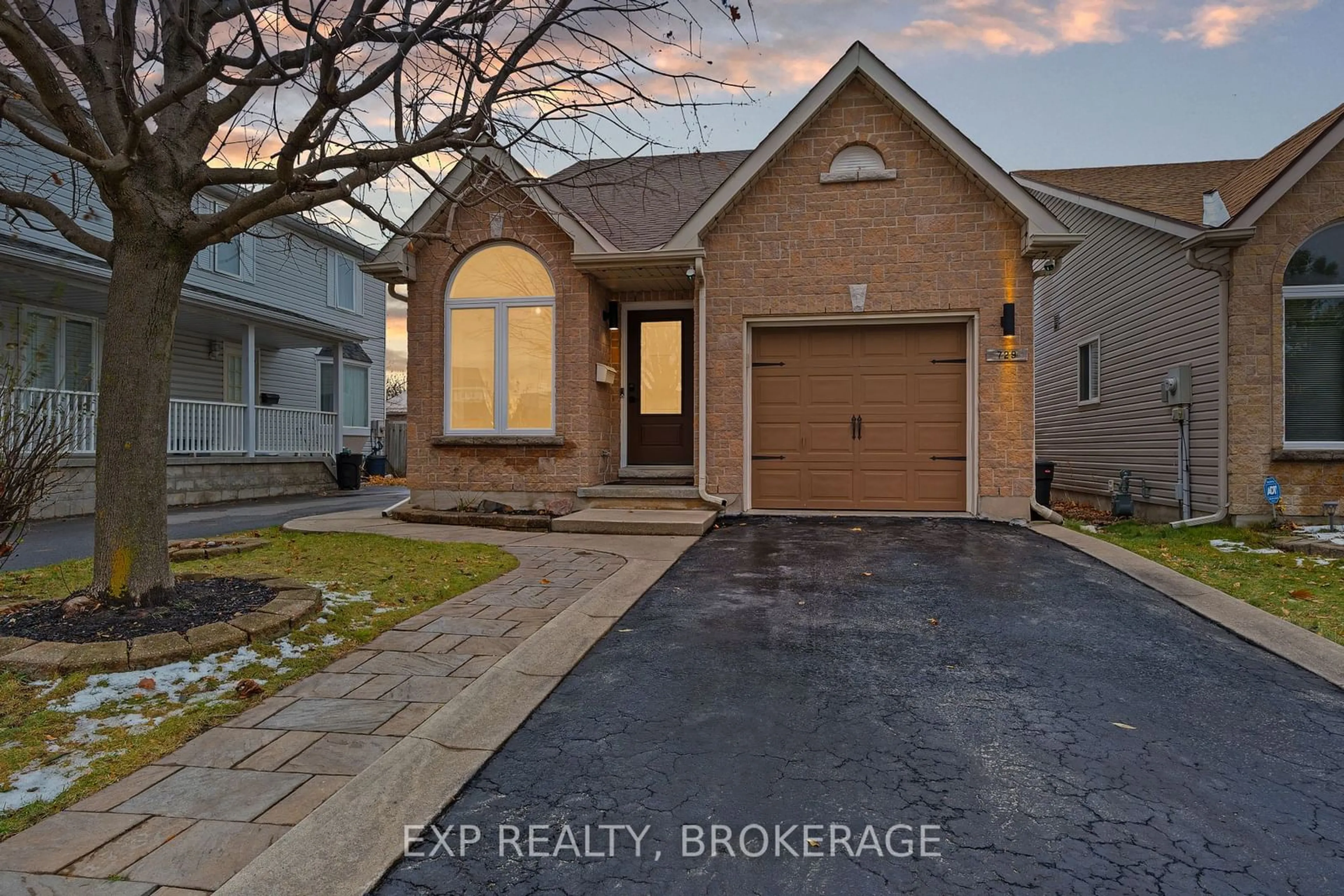 Home with brick exterior material, street for 729 SHIRES Way, Kingston Ontario K7M 8X9