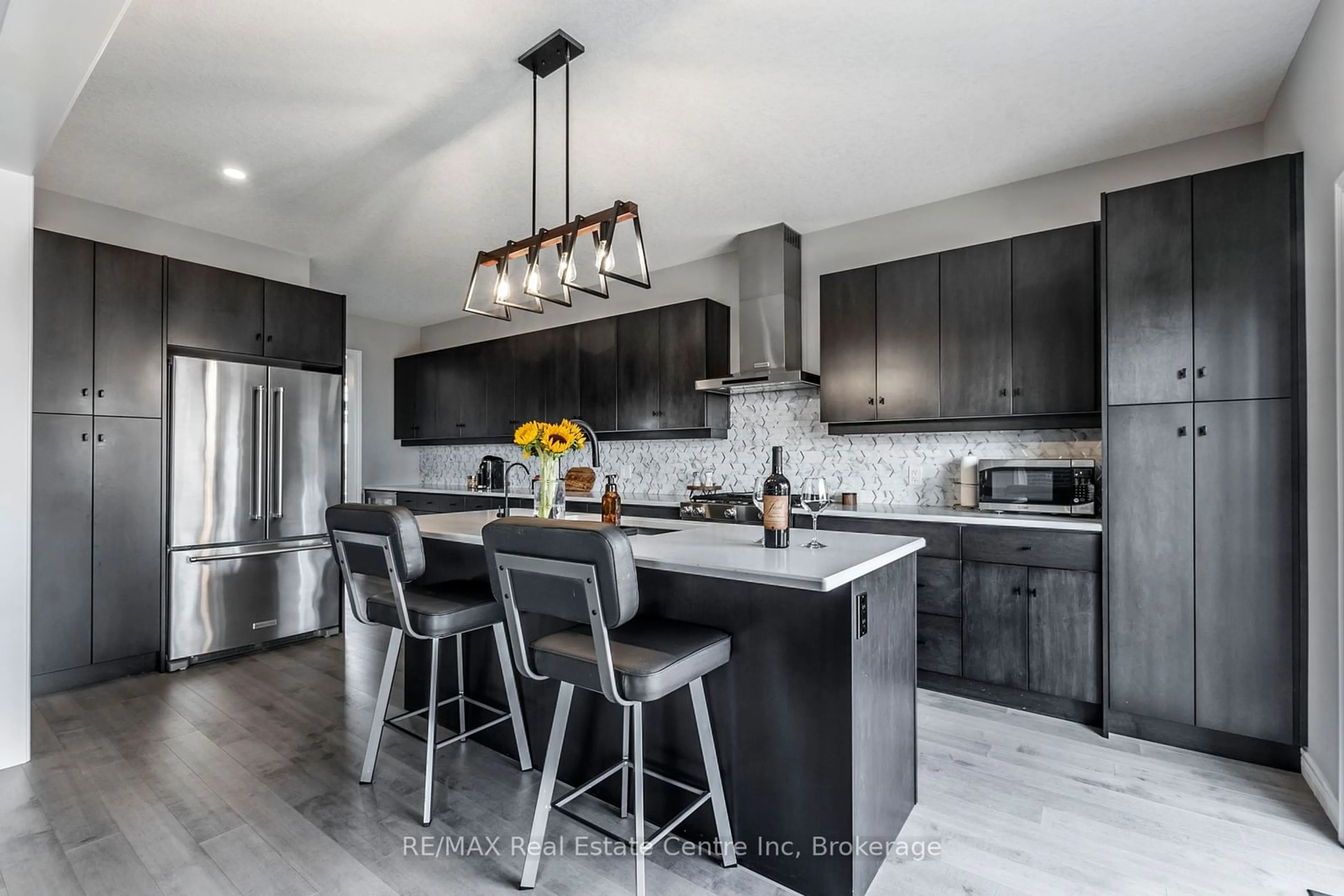 Contemporary kitchen, ceramic/tile floor for 49 Keating St, Guelph Ontario N1E 0S2