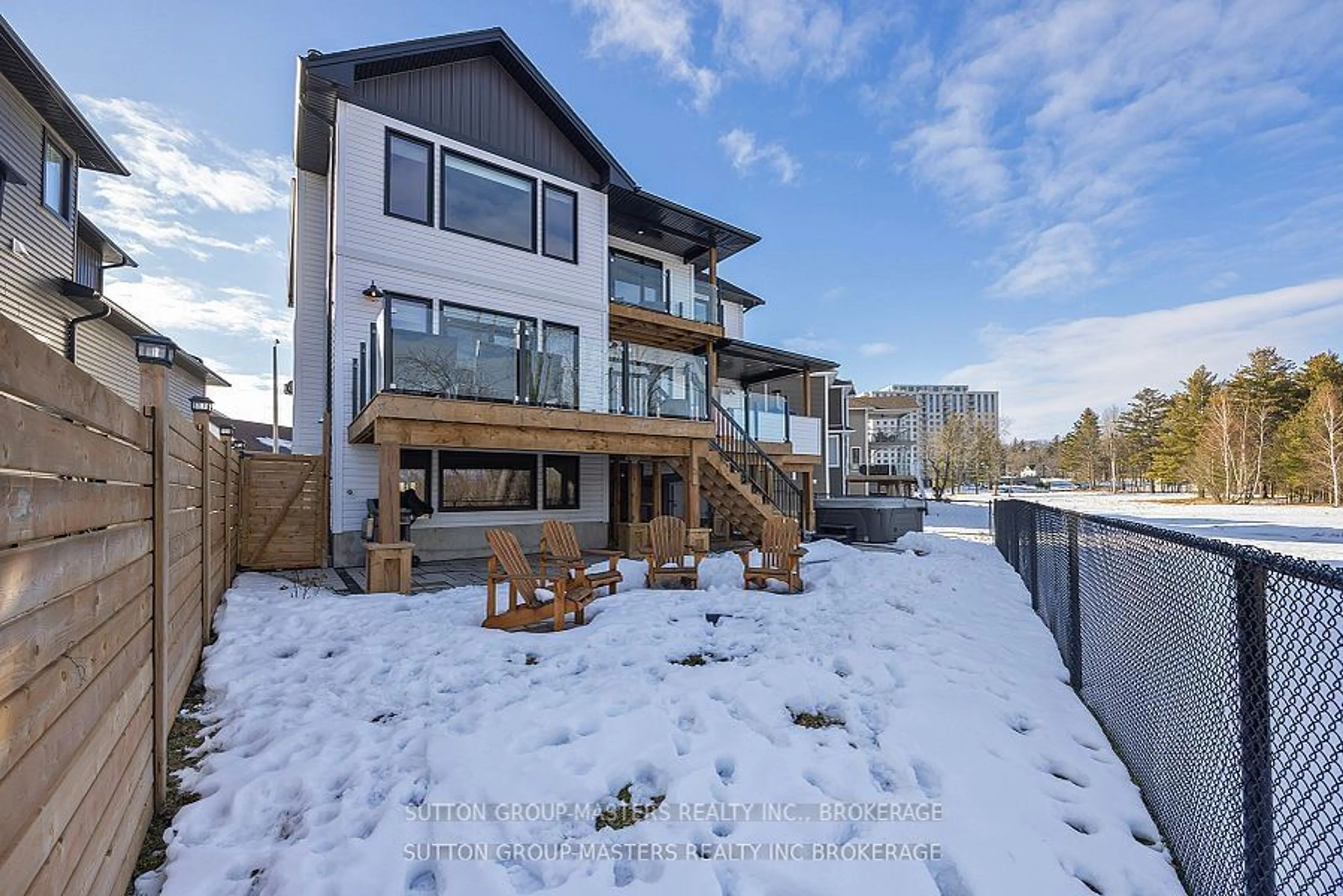 A pic from outside/outdoor area/front of a property/back of a property/a pic from drone, water/lake/river/ocean view for 236 Mill Pond Pl, Kingston Ontario K7M 0C9