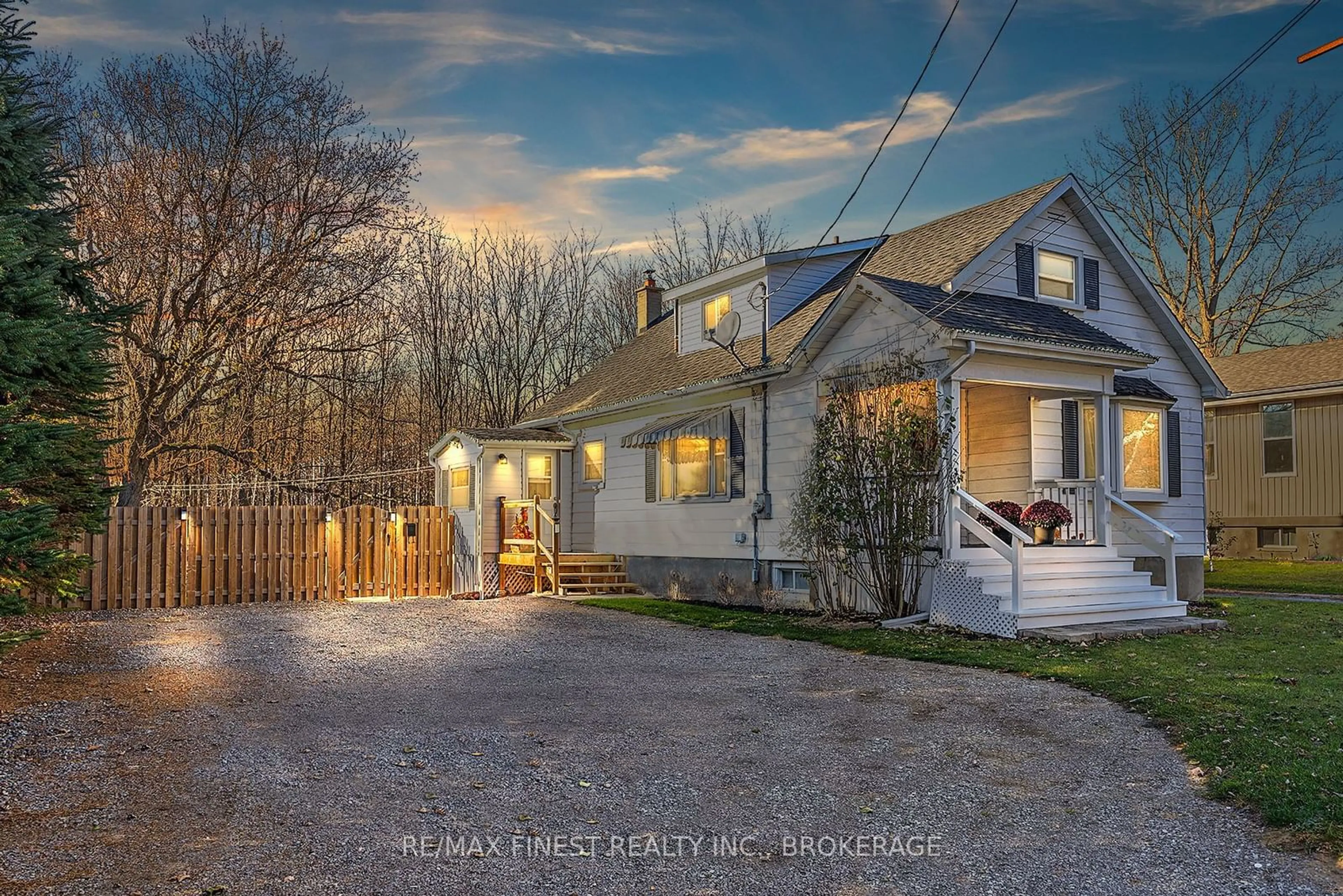 A pic from outside/outdoor area/front of a property/back of a property/a pic from drone, street for 6787 Road 38, South Frontenac Ontario K0H 2W0