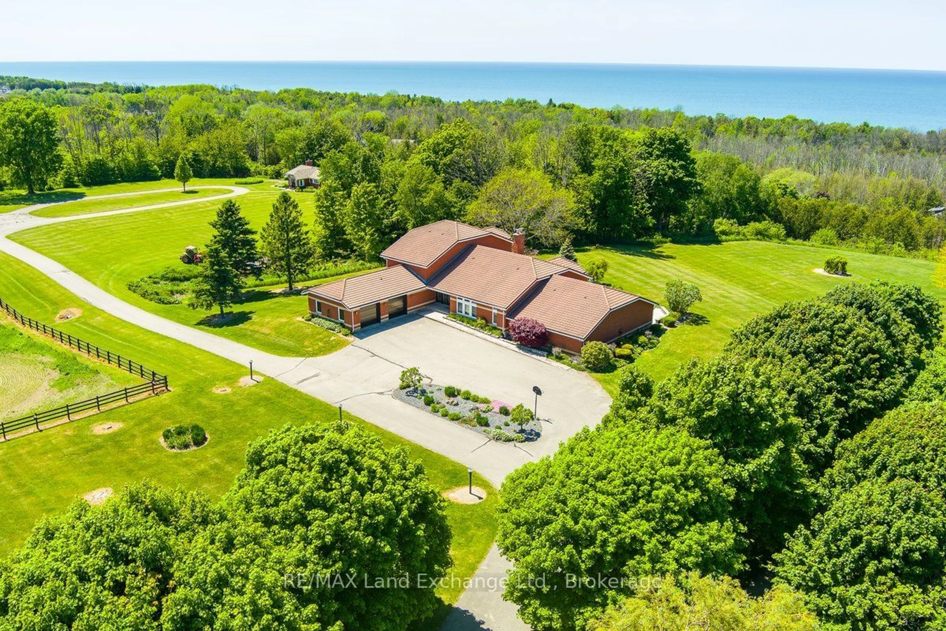 A pic from outside/outdoor area/front of a property/back of a property/a pic from drone, water/lake/river/ocean view for 248 Bruce Road 23, Kincardine Ontario N2Z 2X6