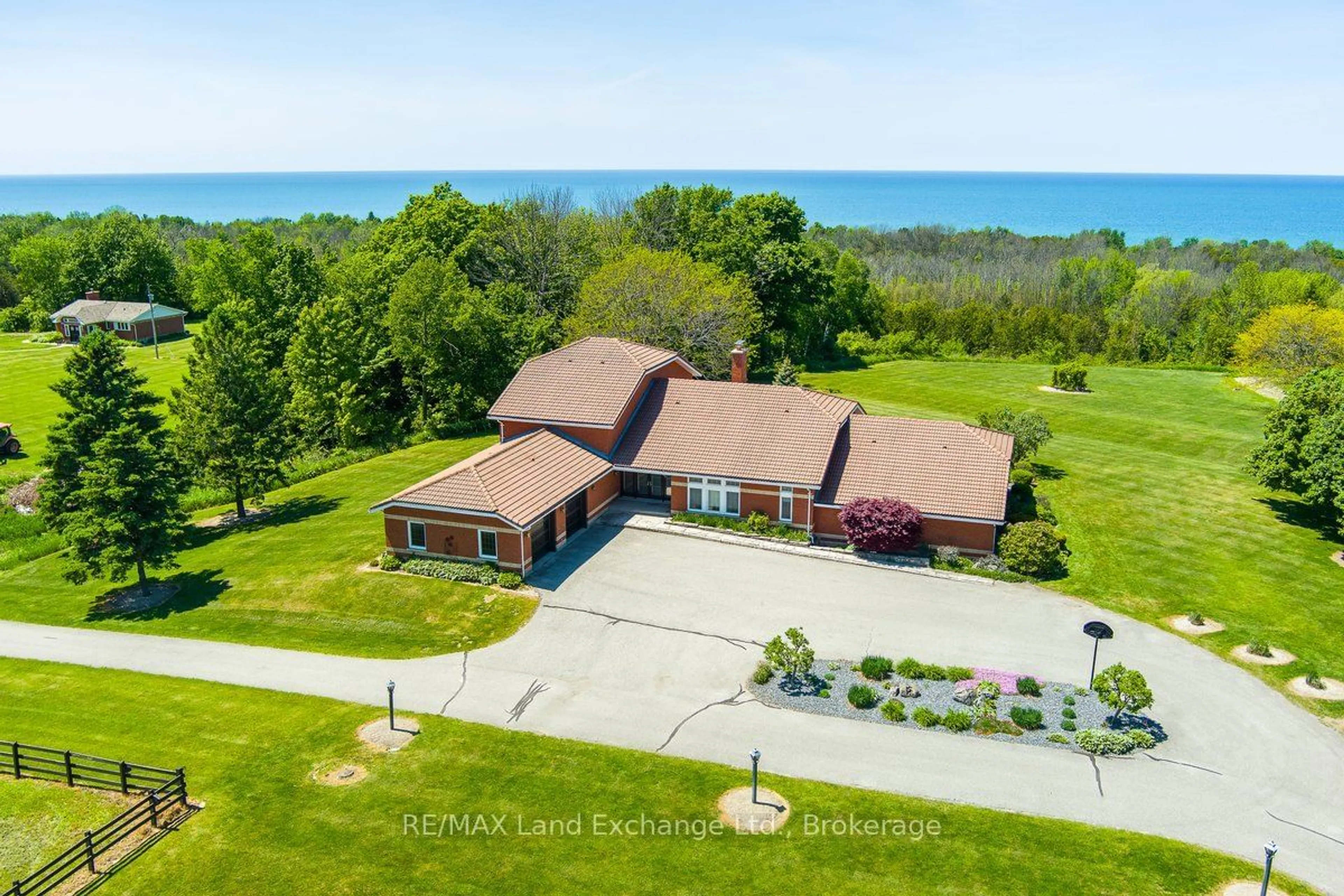 A pic from outside/outdoor area/front of a property/back of a property/a pic from drone, water/lake/river/ocean view for 248 Bruce Road 23, Kincardine Ontario N2Z 2X6