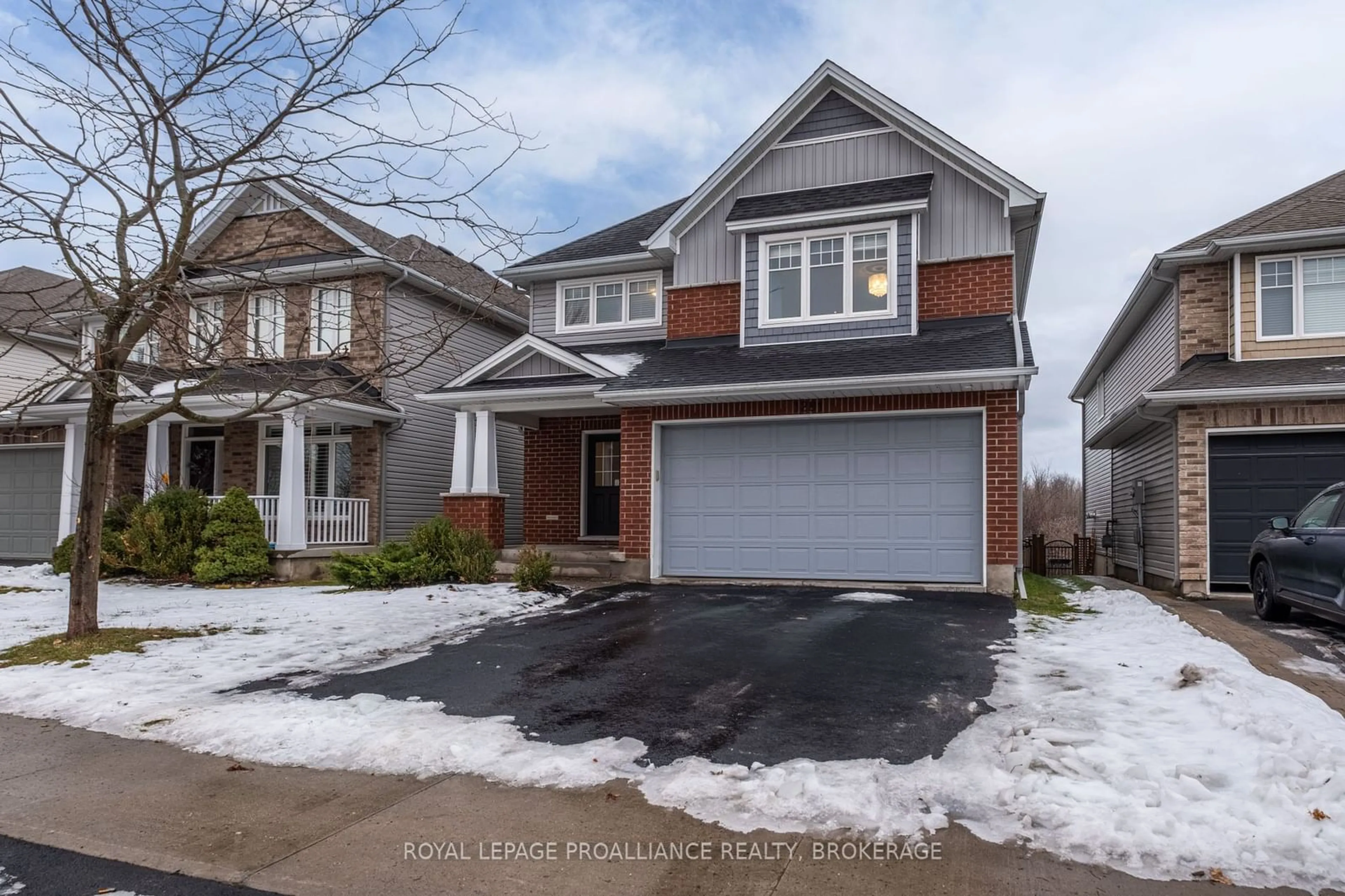 Home with brick exterior material, street for 1281 Greenwood Park Dr, Kingston Ontario K7K 0E3