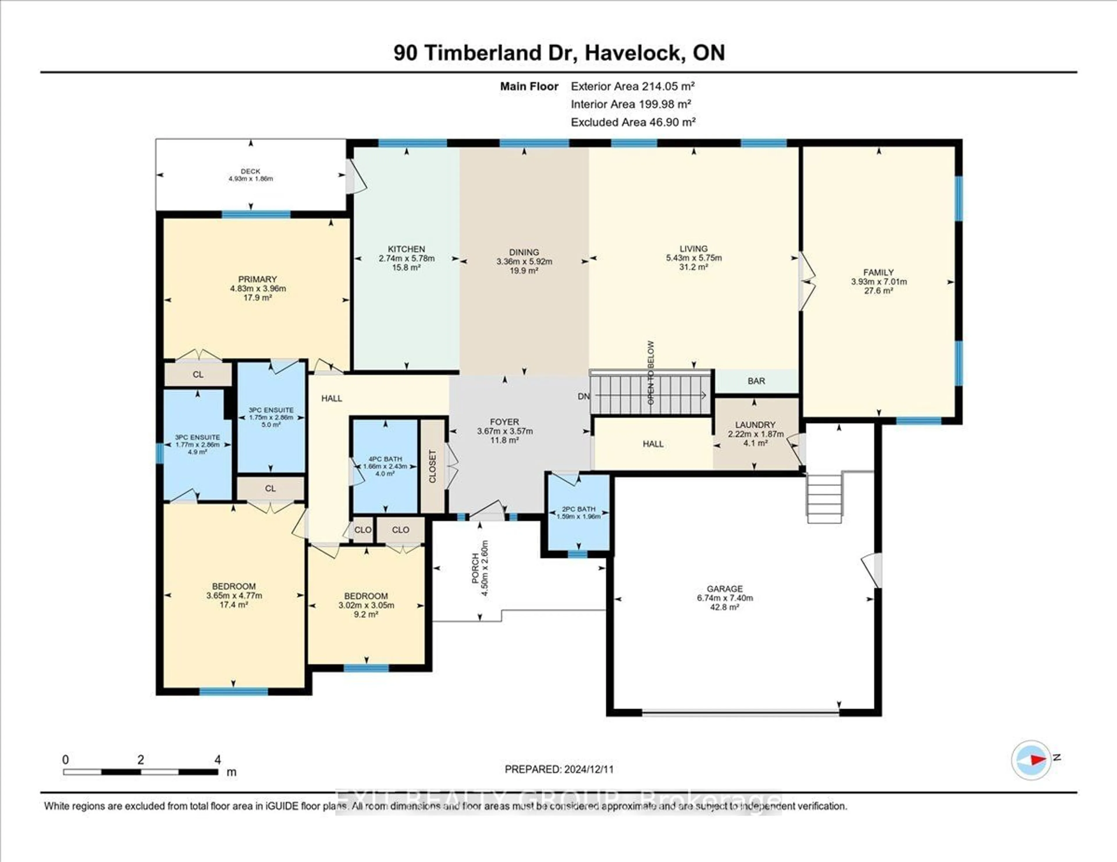 Floor plan for 90 Timberland Dr, Trent Hills Ontario K0L 1Z0